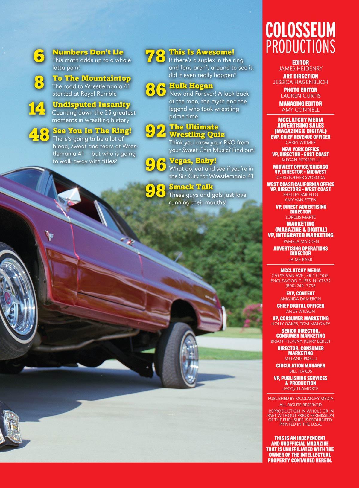 TV Guide - WrestleMania 2025: Champions Of Wrestling, Will John Cena Win One Last Title, The Road To Wrestlemania 41, Matchup, Stats, Predictions, Greatest Moments In Wrestling History & More!