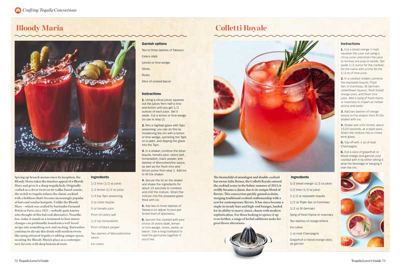 Tequila - History, Process, Distilled, Aged, Agave Plant, Mezcals, Best Bottles, Tasting Reviews, Regional Flavors, Craft Cocktails, Bloody Maria, Margarita, Paloma, Colletti Royale, Tourism & More!