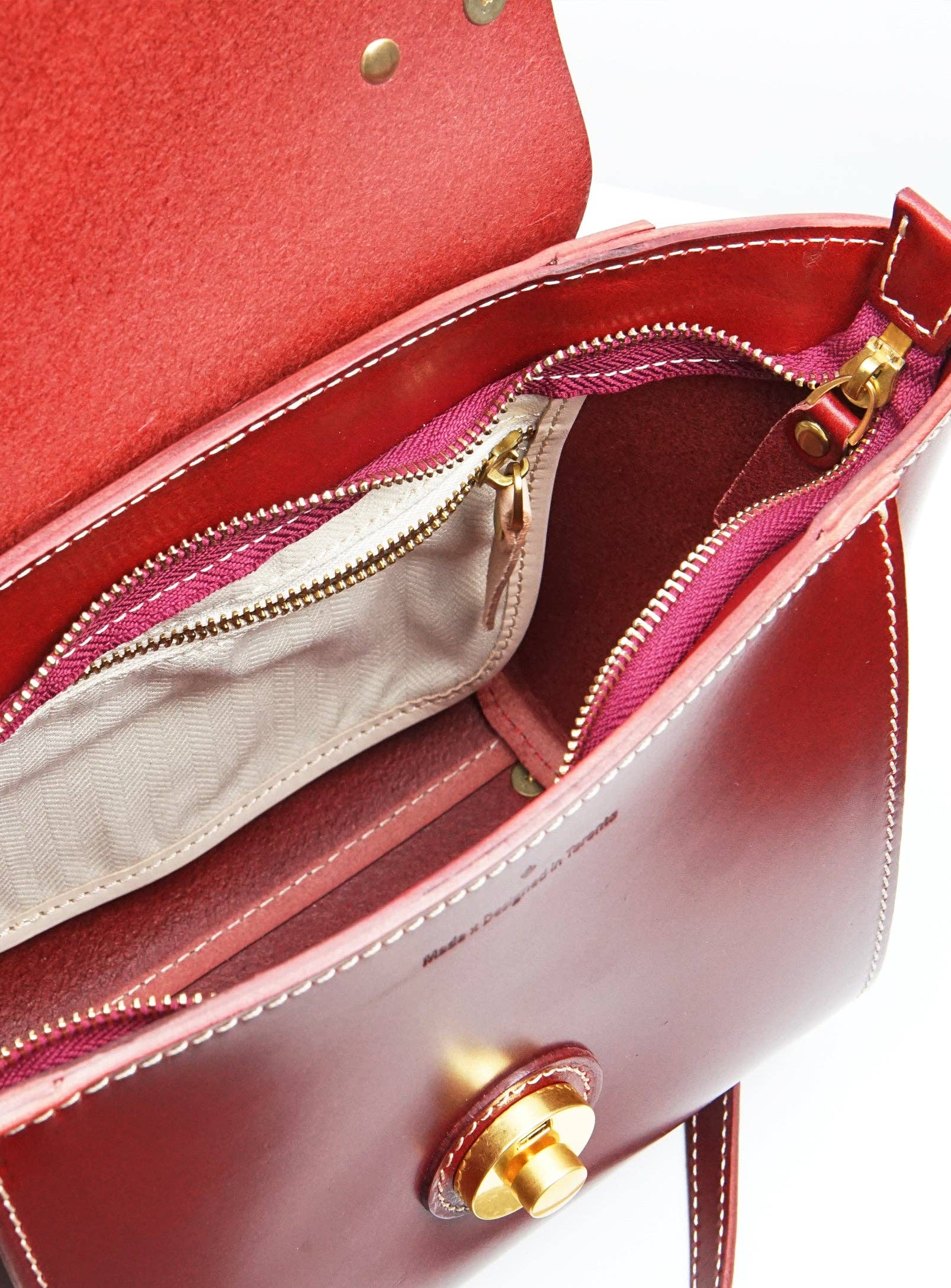 Vive 2.0 Classic Top Handle Satchel - Ruby