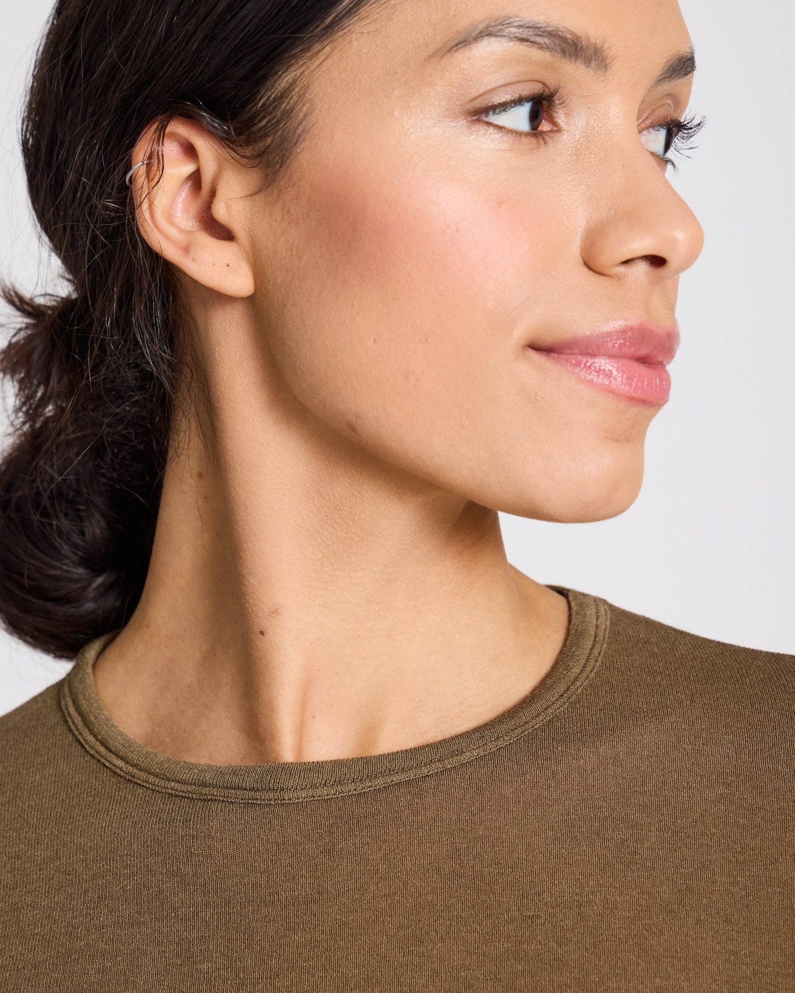 Thyra Wool Top - Kangaroo