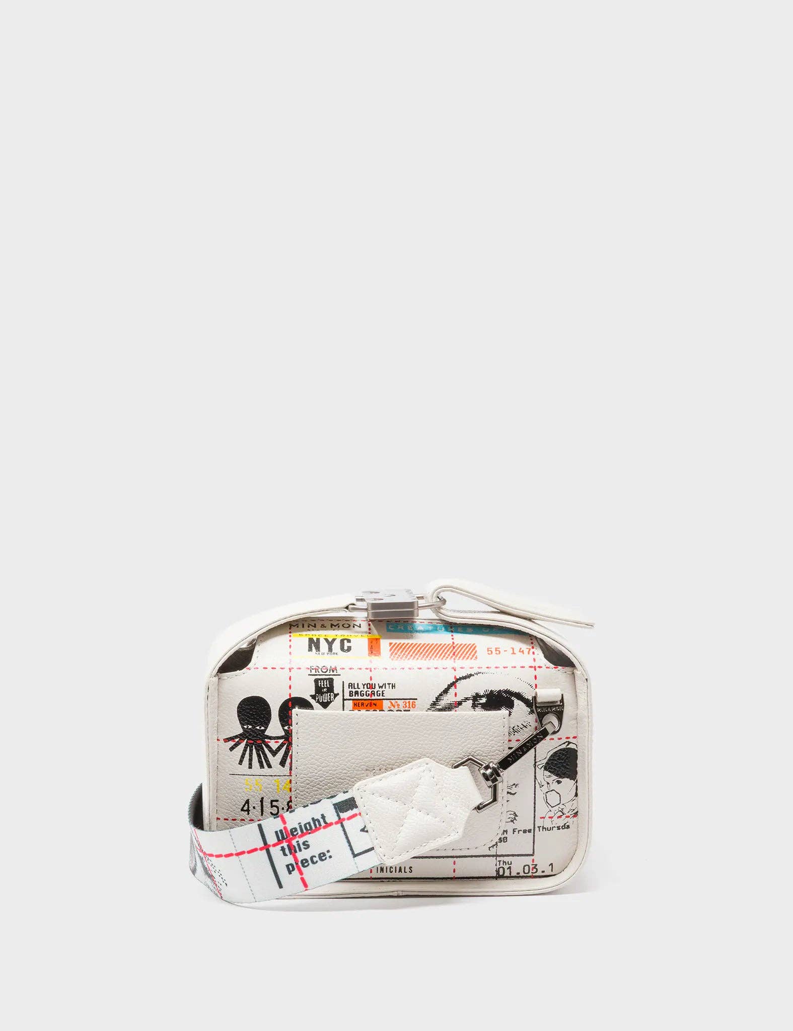 Benji Micro Crossbody Cream Leather Bag - Kind Type Design
