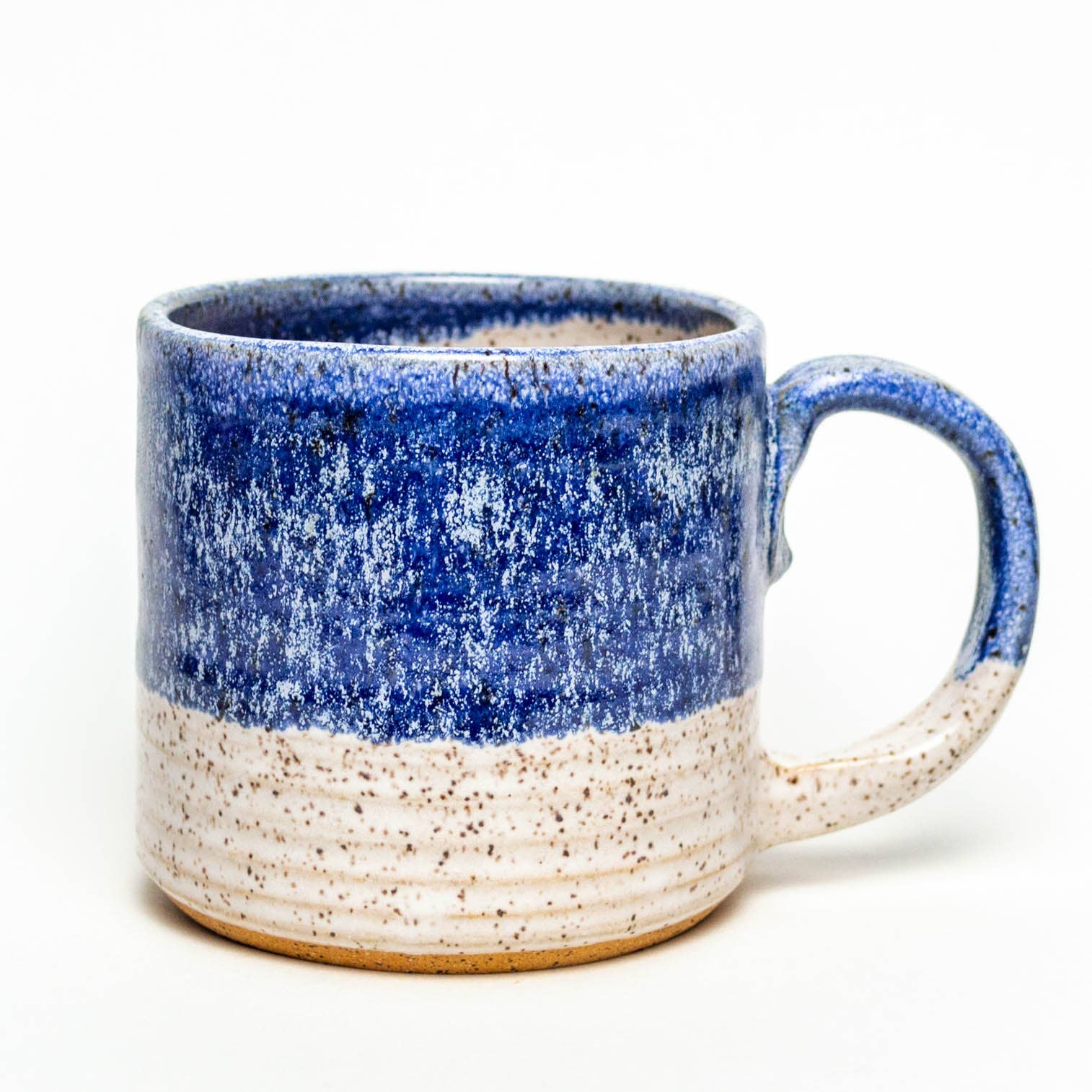 Blue Frost Hand-thrown, in Ohio, Ceramic 12-14 oz Mug