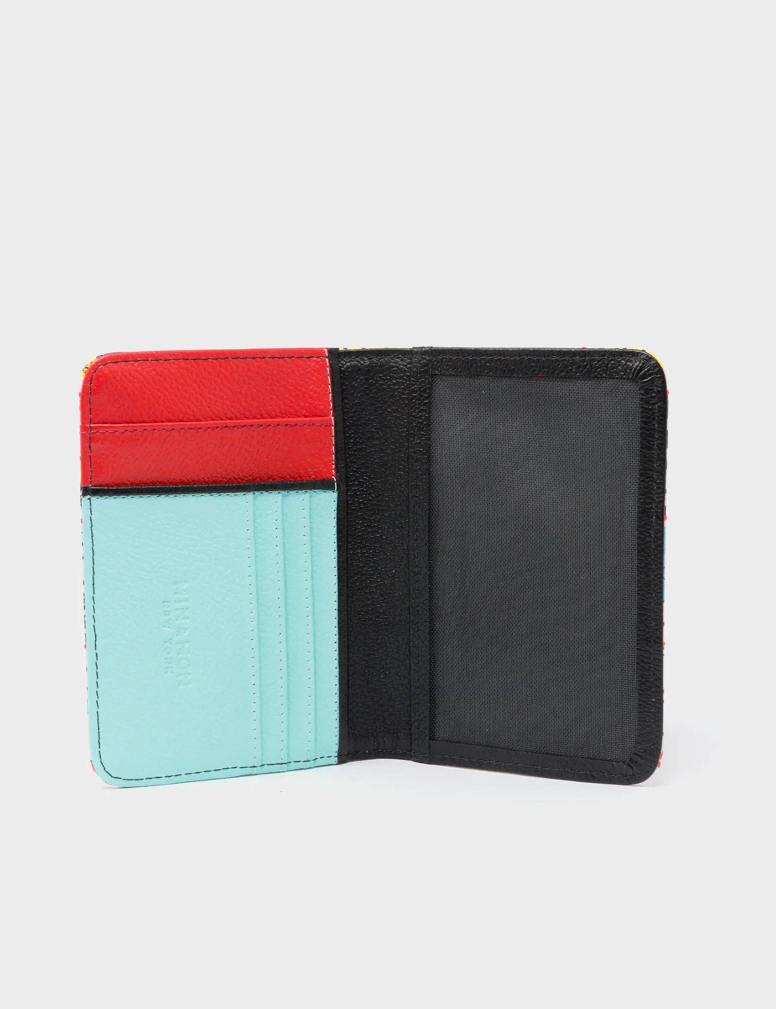 Frida Cream Leather Passport Cover - Kind Type Print