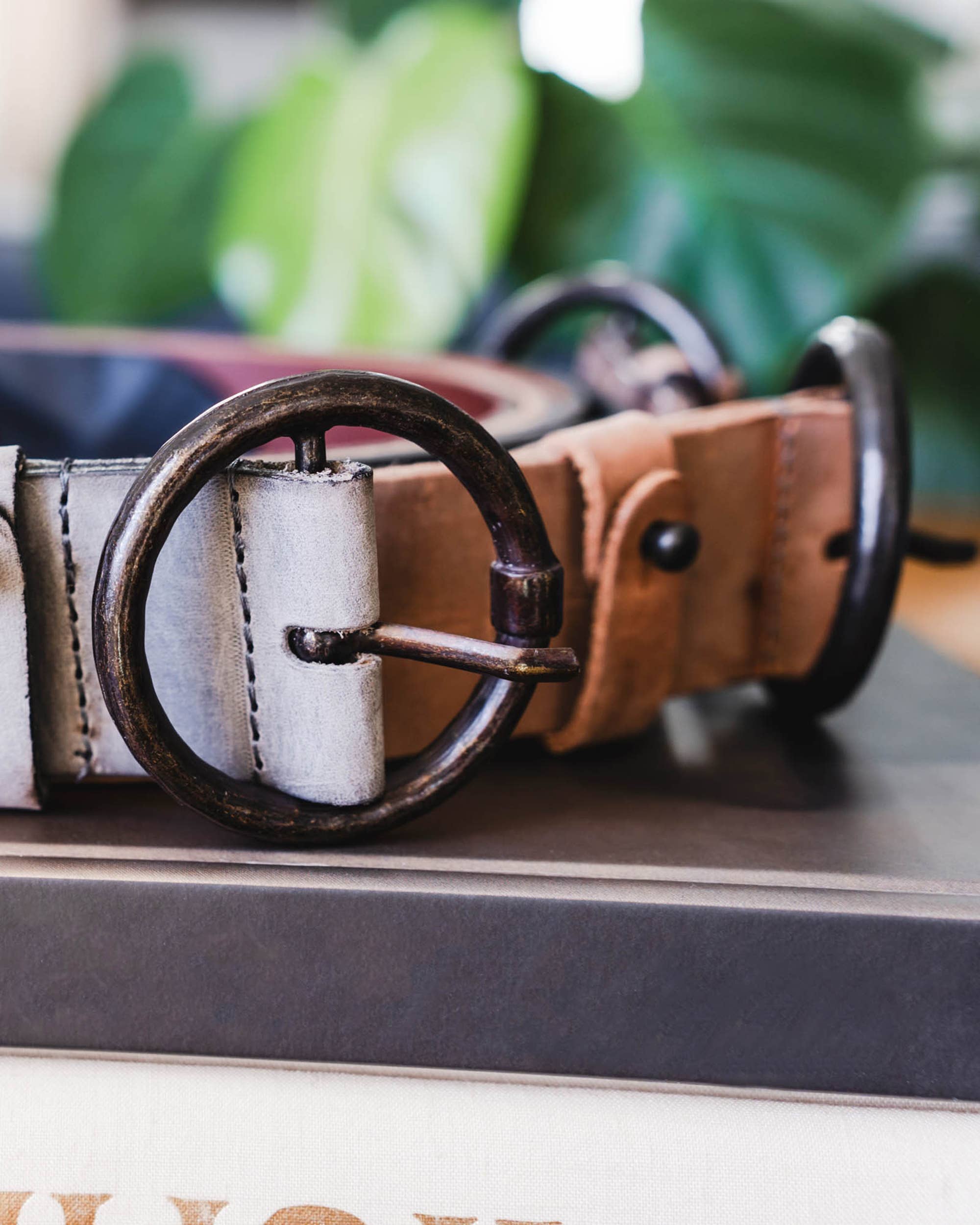 Pip | Vintage Full-Grain Leather Belt for Women