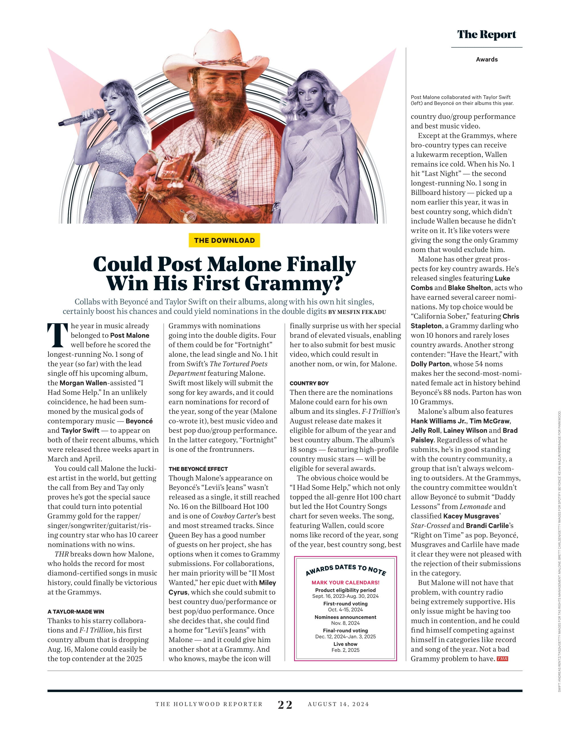 The Hollywood Reporter - 24.08.14 Edition: Demi Lovato Steps Behind The Camera For Brutally Candid Look At Young Fame, 50 Most Powerful Players In Kids Entertainment & Carol Burnett Talk Palm Royale!