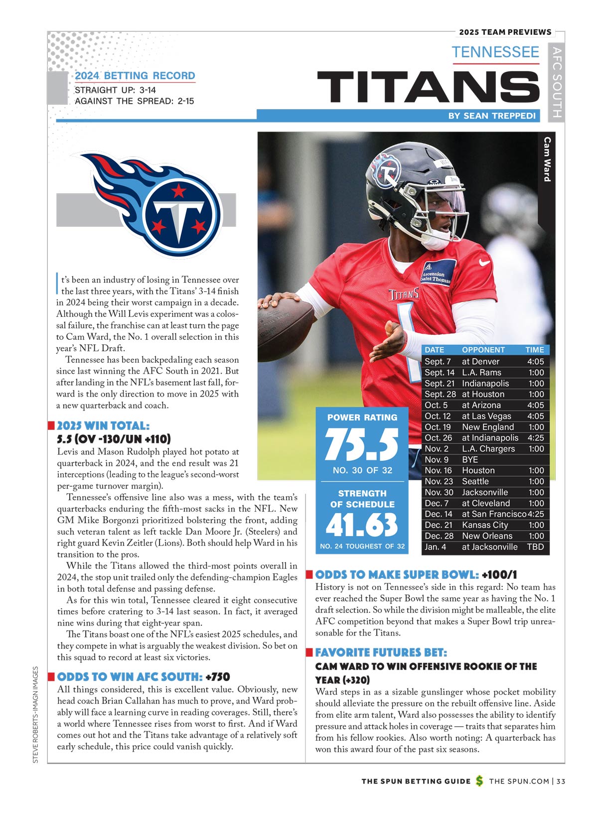 The Spun - Athlon Sports Football Betting Guide: NFL Smart Betting Tips, Super Bowl Predictions & Fades, Team Win Totals, College Conference Previews, Team Breakdowns Insights & More!