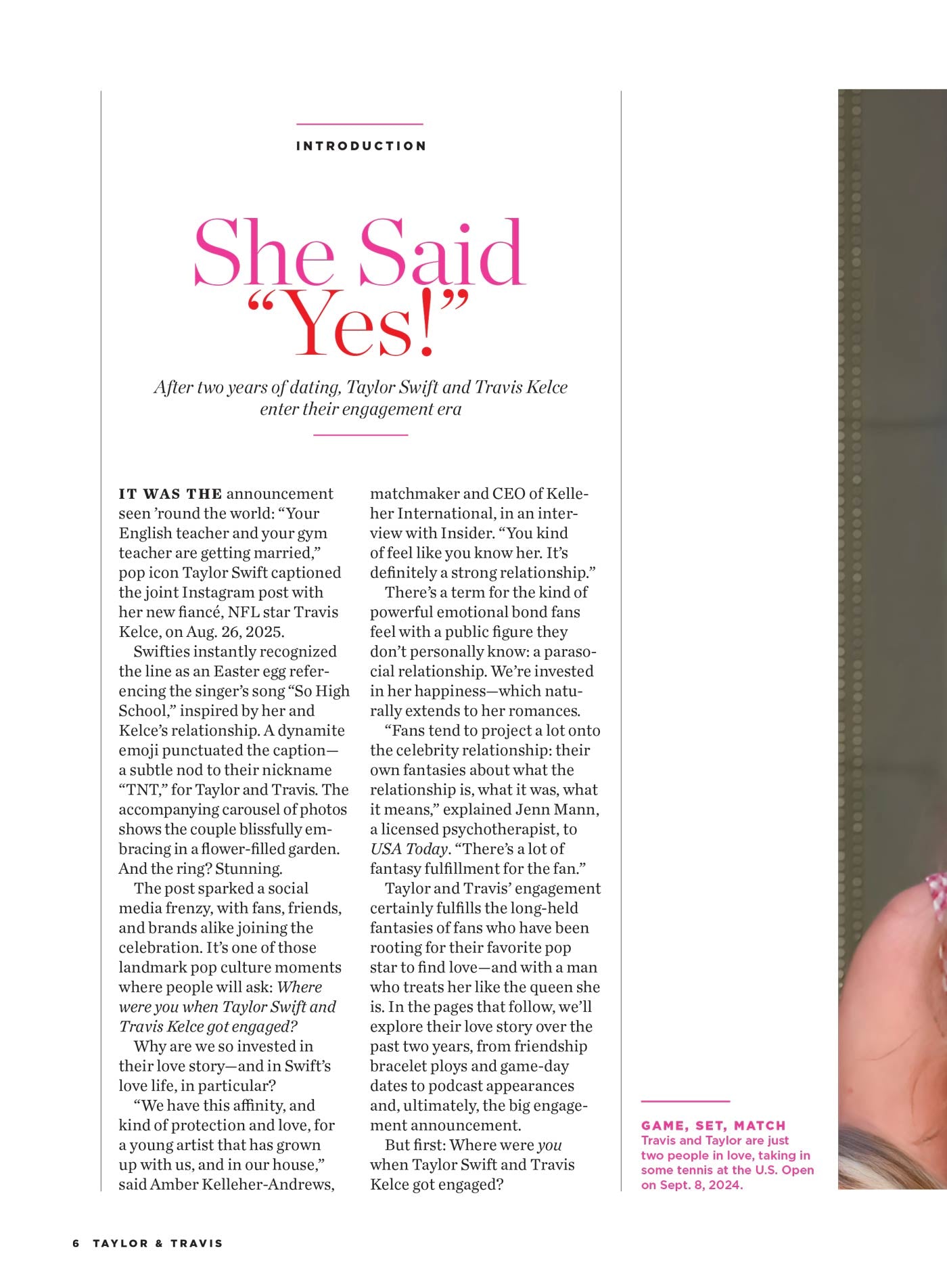 Taylor and Travis - Us Weekly Engagement Special: Inside the Fairy Tale Proposal, A True Love Story!