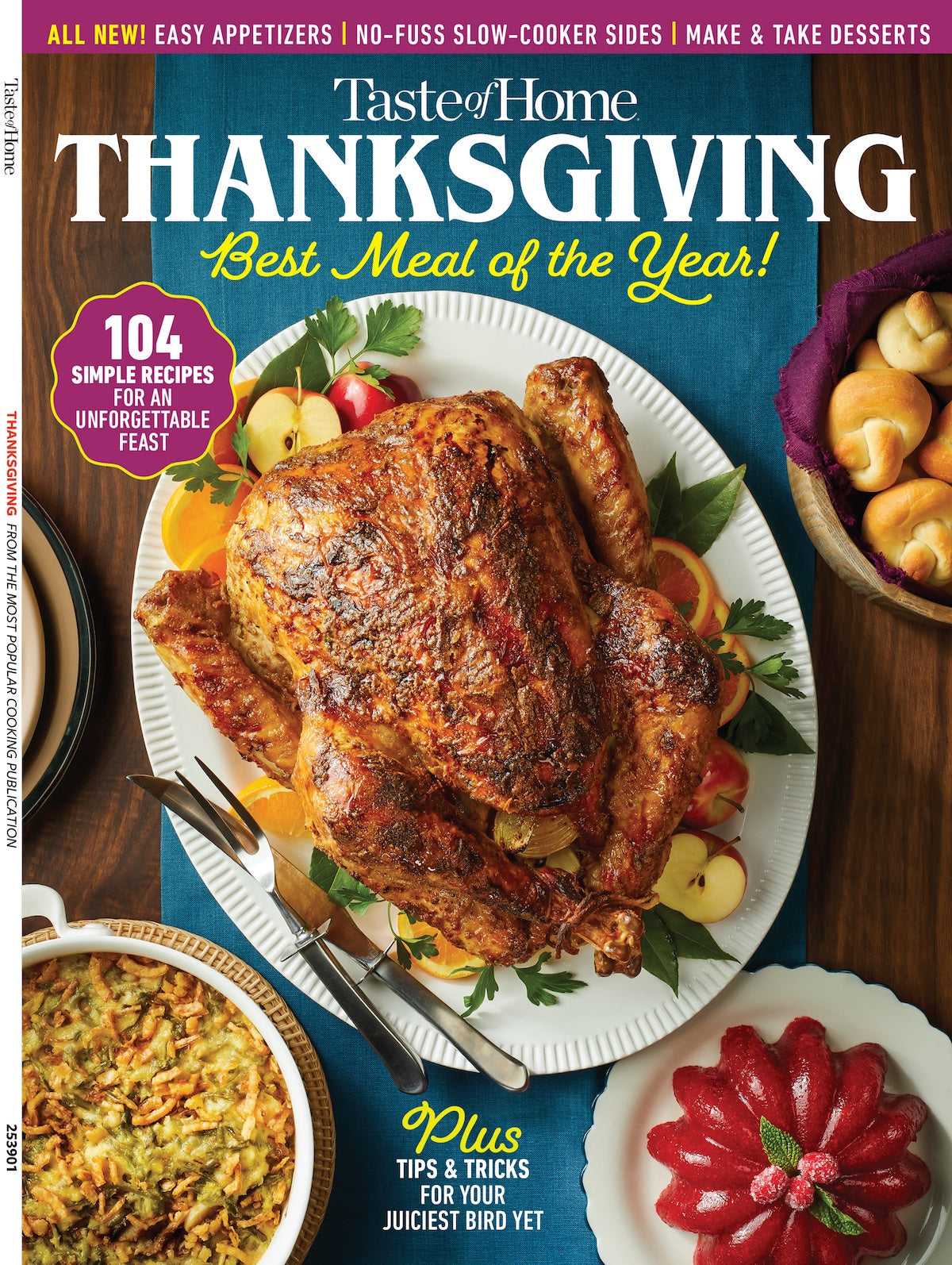 Taste of Home - Thanksgiving Recipes: 104 Simple Recipes For An Unforgettable Feast, Turkey Tips & Tricks, Easy Appetizers, No-Fuss Slow Cooker Sides, Must-Try Thanksgiving Desserts & More!