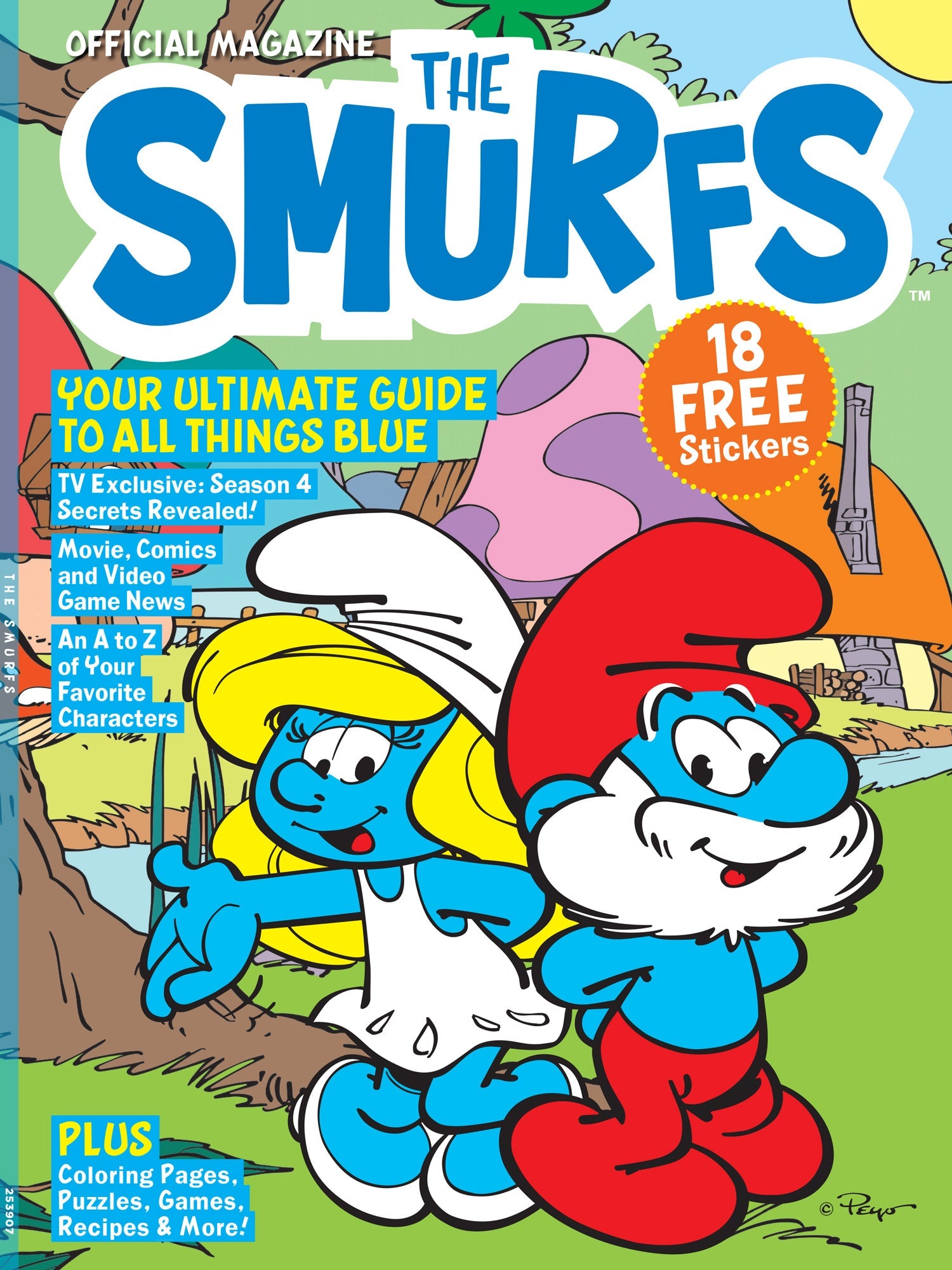 The Smurfs - Your Ultimate Guide To All Things Blue: Season 4 Exclusive Insights, An A To Z Guide, Comic & Movie Updates, Video Games, Puzzles, Smurf-Inspired Recipes, 18 Free Stickers & More!