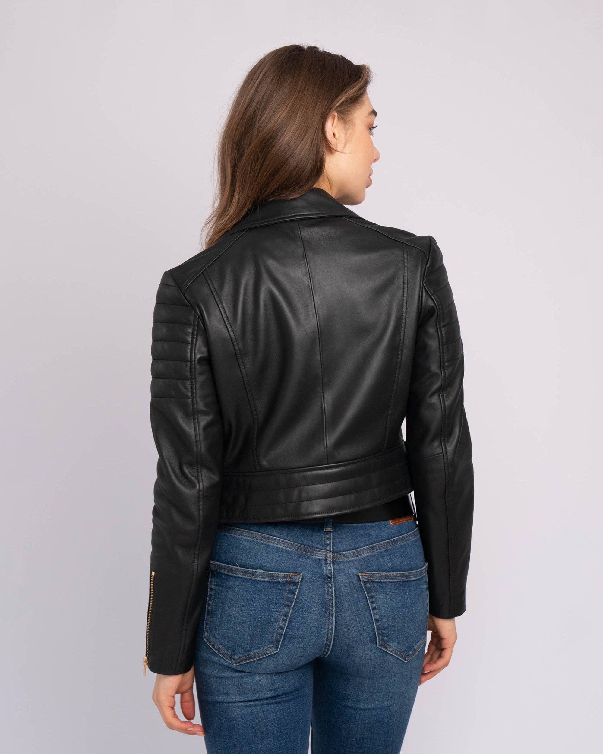Eureka | Leather Biker Jacket