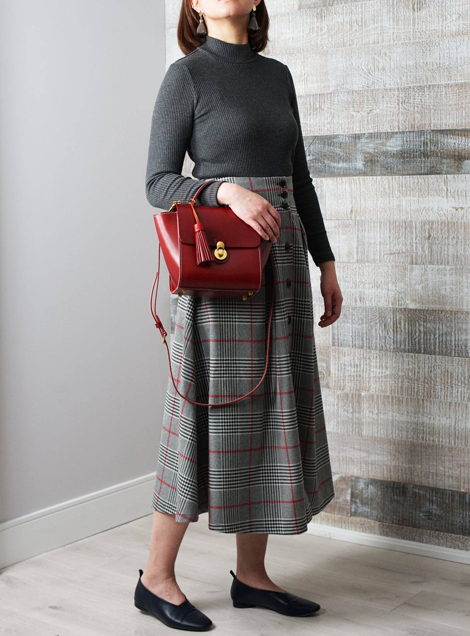 Vive 2.0 Classic Top Handle Satchel - Ruby