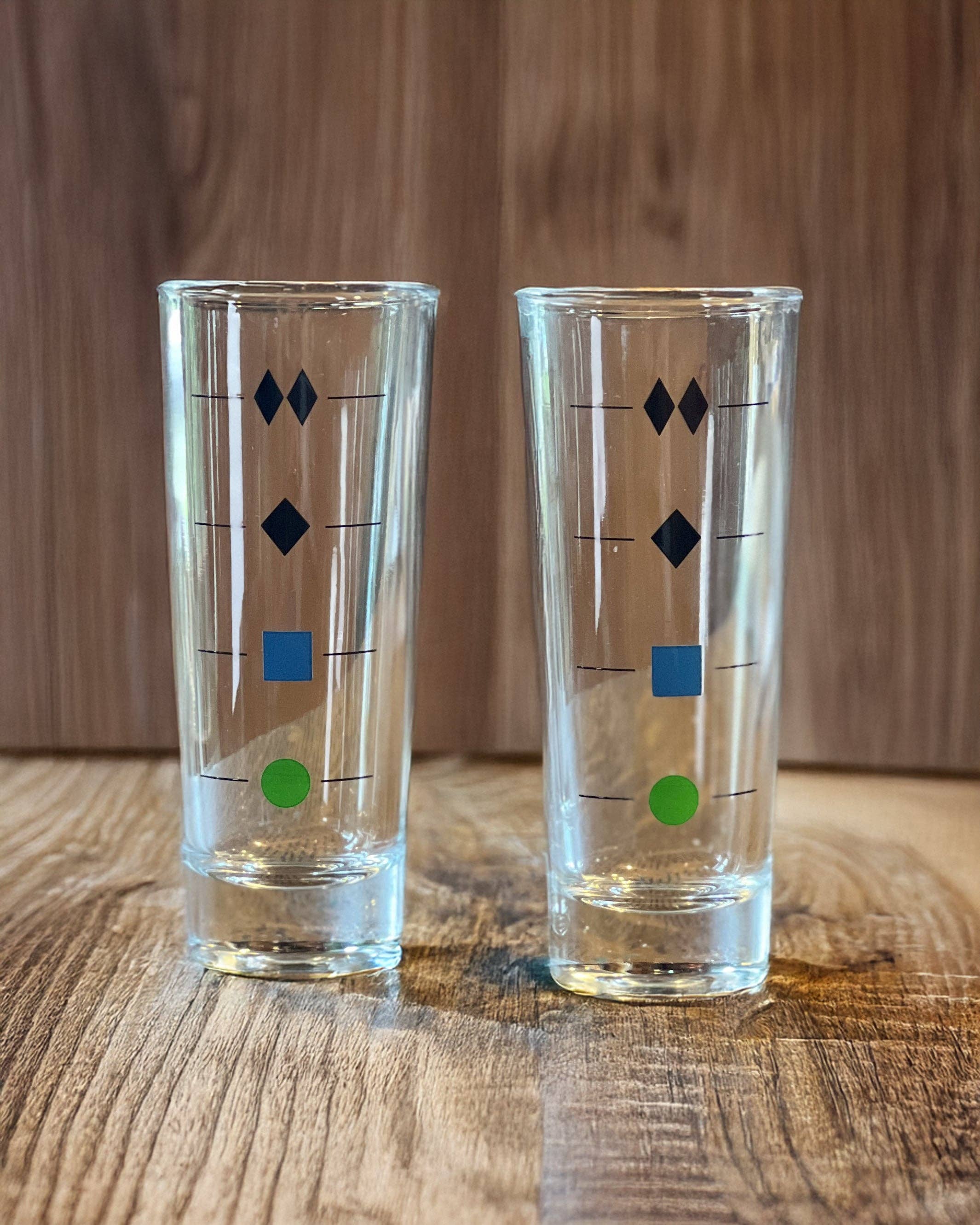 Trail Sign Shot Glasses (Set of 2)