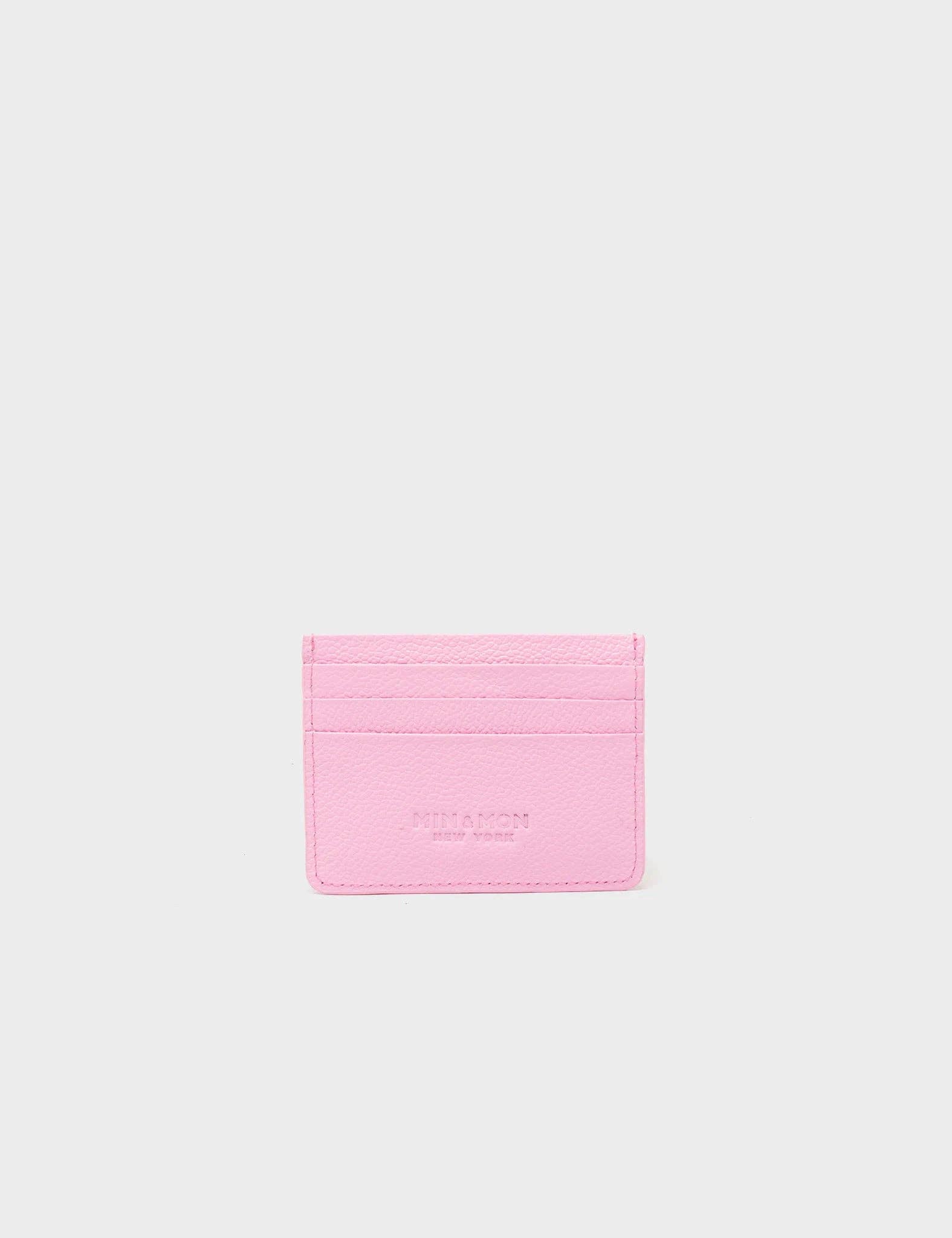 Filium Taffy Pink Leather Cardholder - Look Up 👀