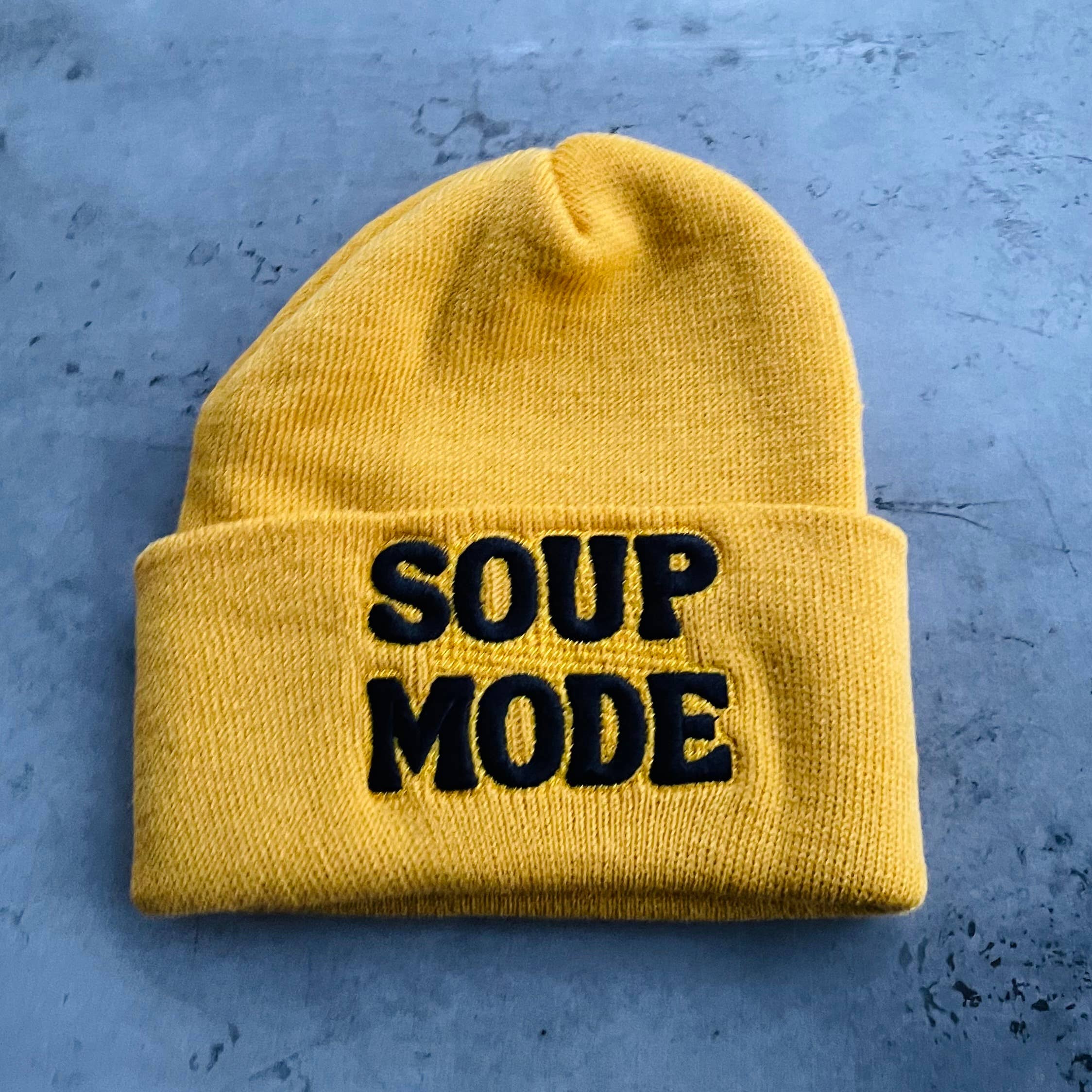 Soup mode knit beanie Winter hat Made in America usa
