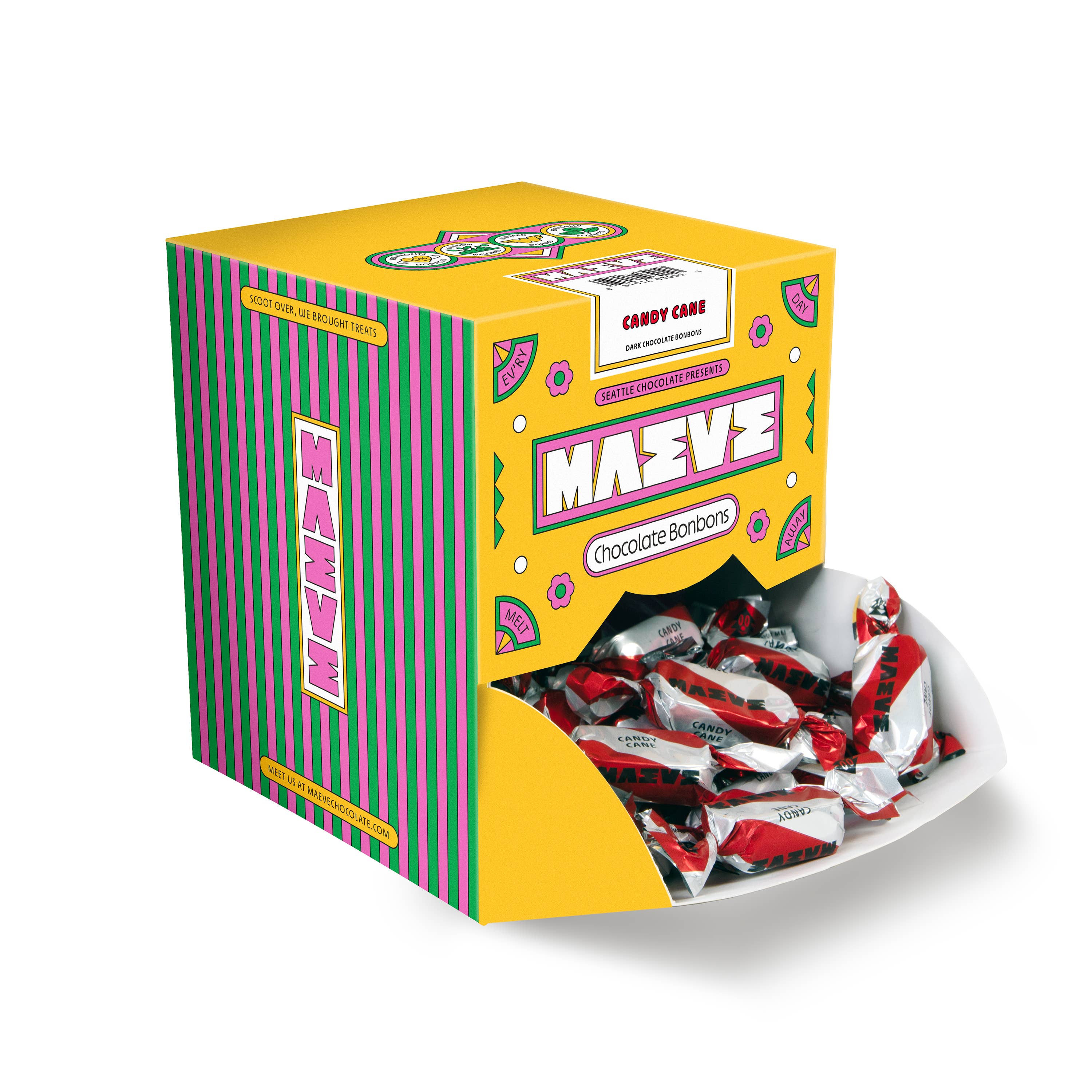 Holiday - Candy Cane Bonbons Bulk - 2lb
