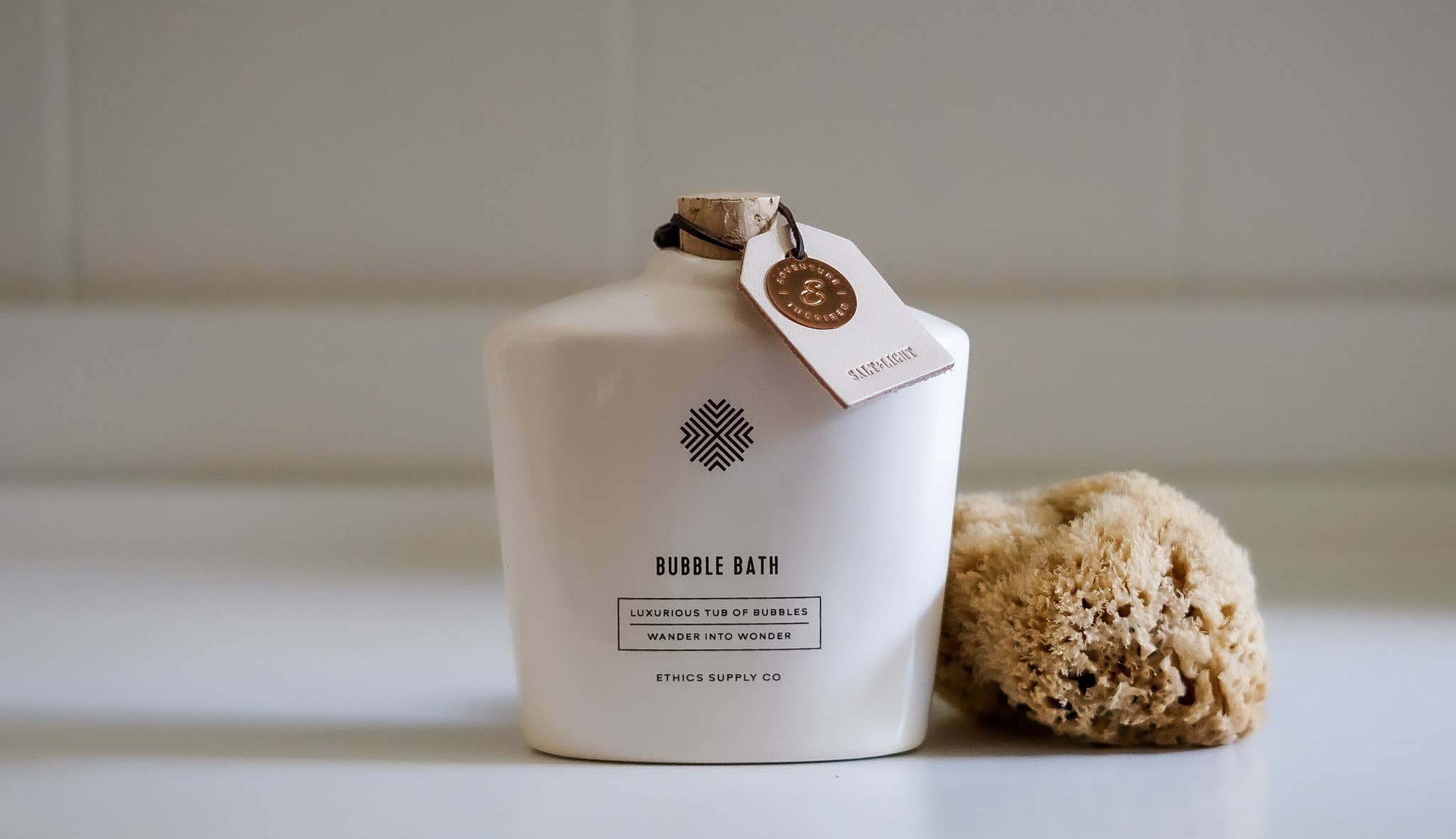 Soak in Light Ceramic Bubble Bath