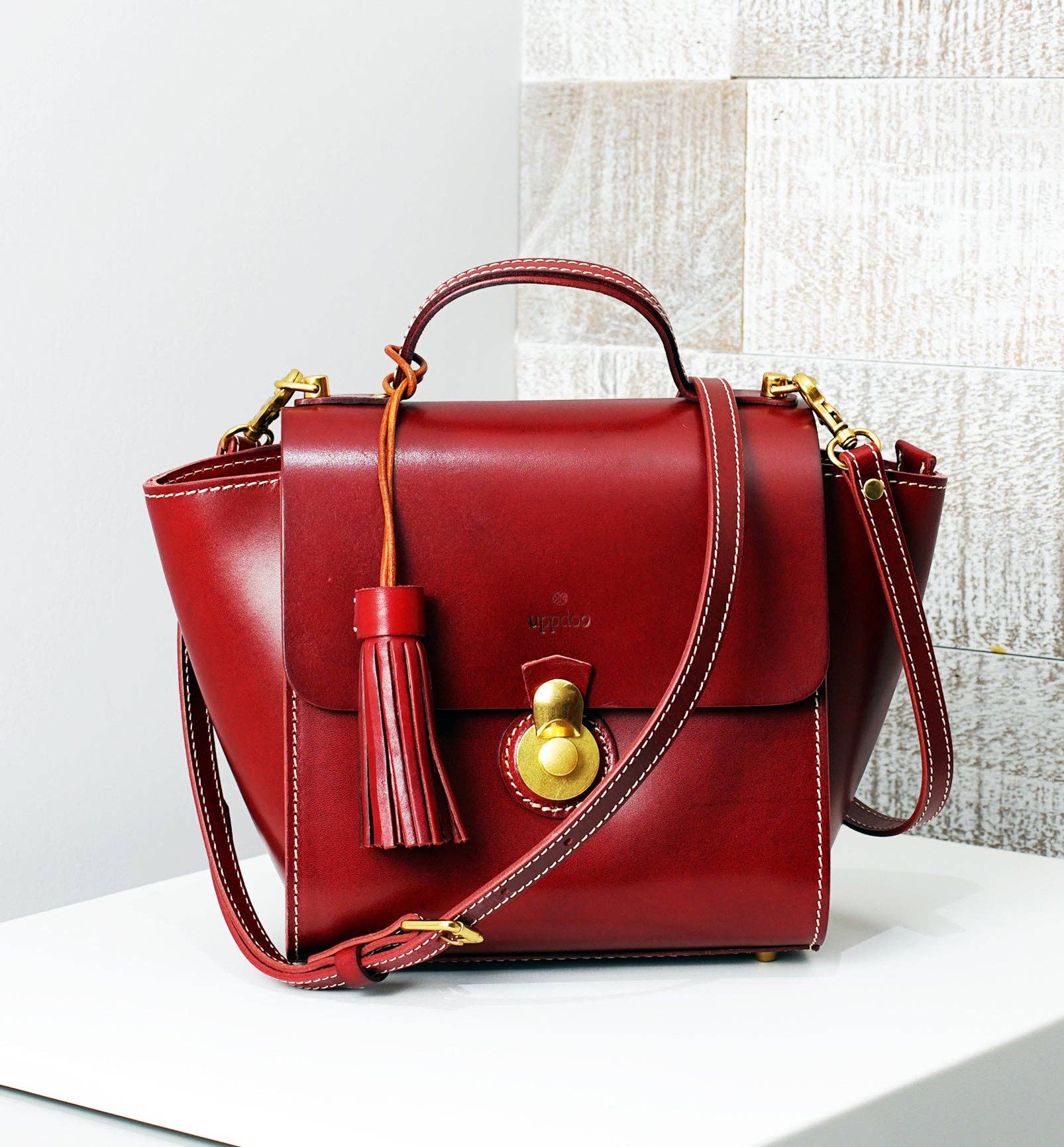 Vive 2.0 Classic Top Handle Satchel - Ruby
