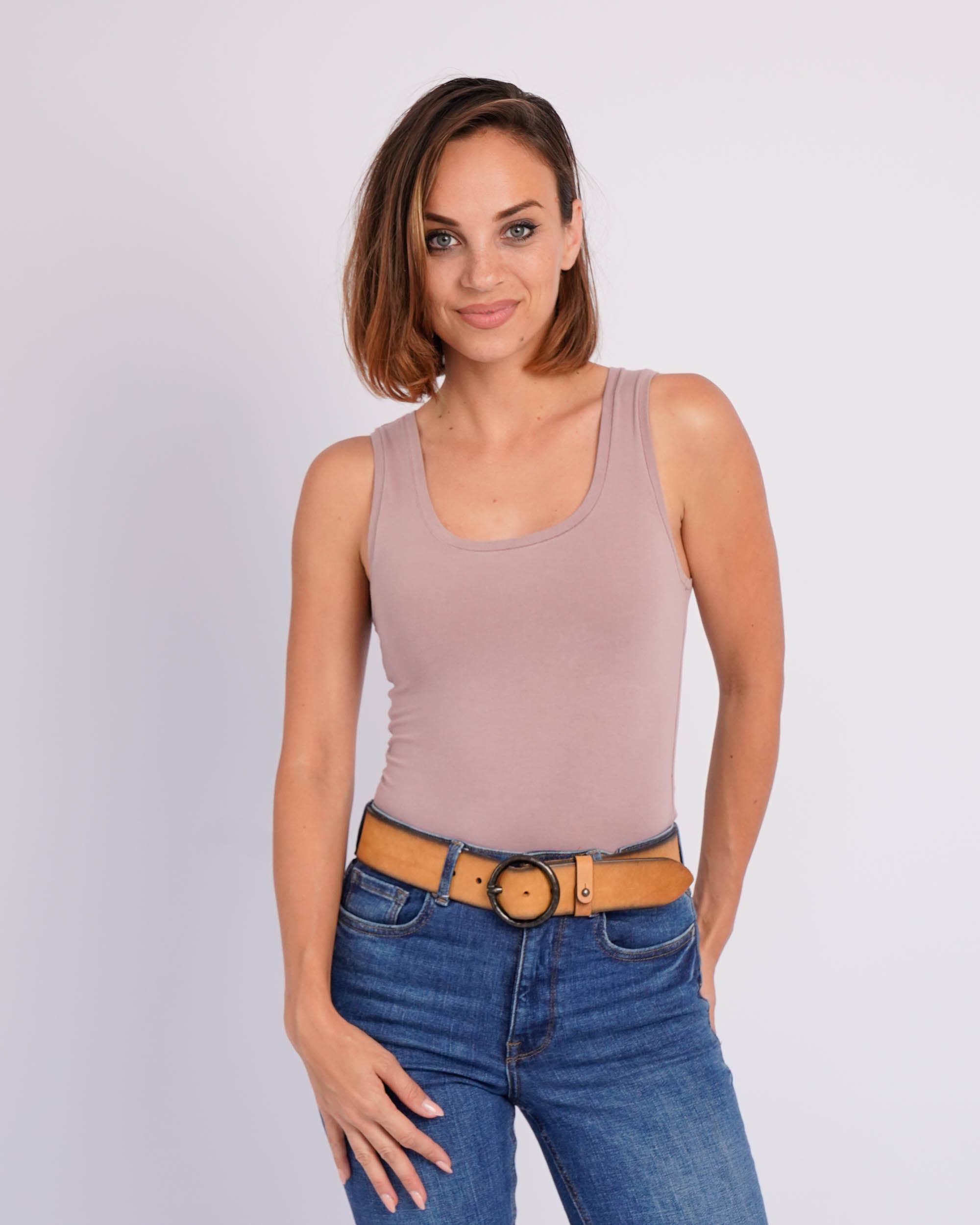 Pip | Vintage Full-Grain Leather Belt for Women