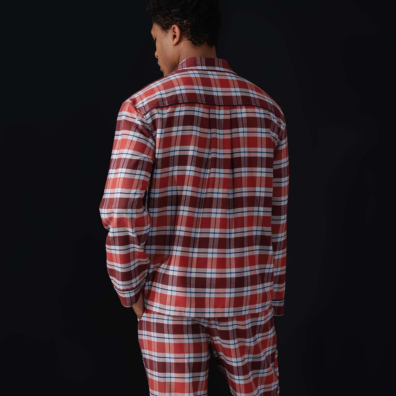 Men's Brushed Flannel Button Up Set