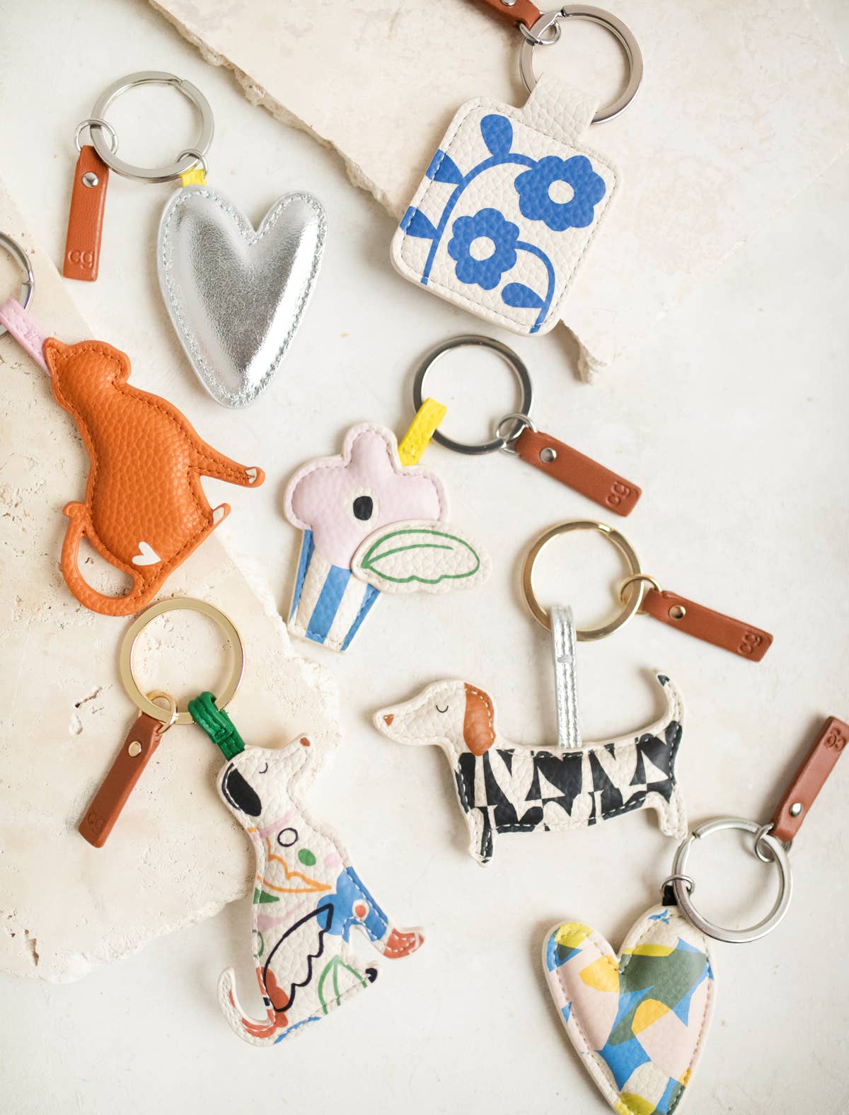 Checkmate Hearts Sausage Dog Novelty Keyring