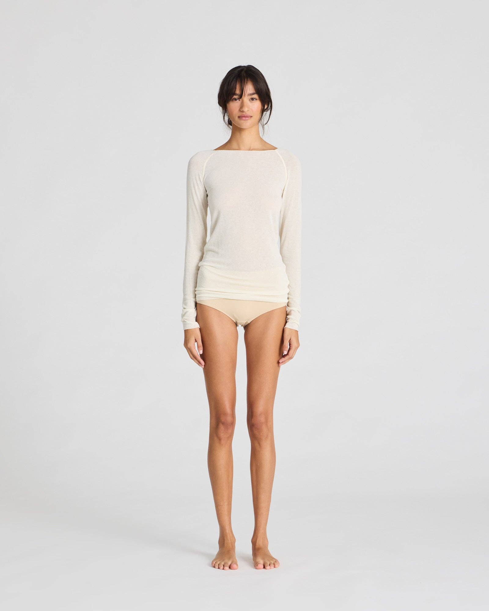 Amalie Wool Top - Off White