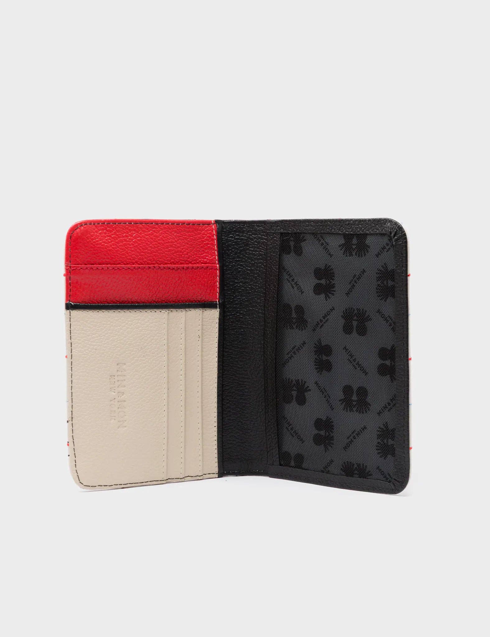 Frida Cream Leather Passport Cover - Lovestitch Design
