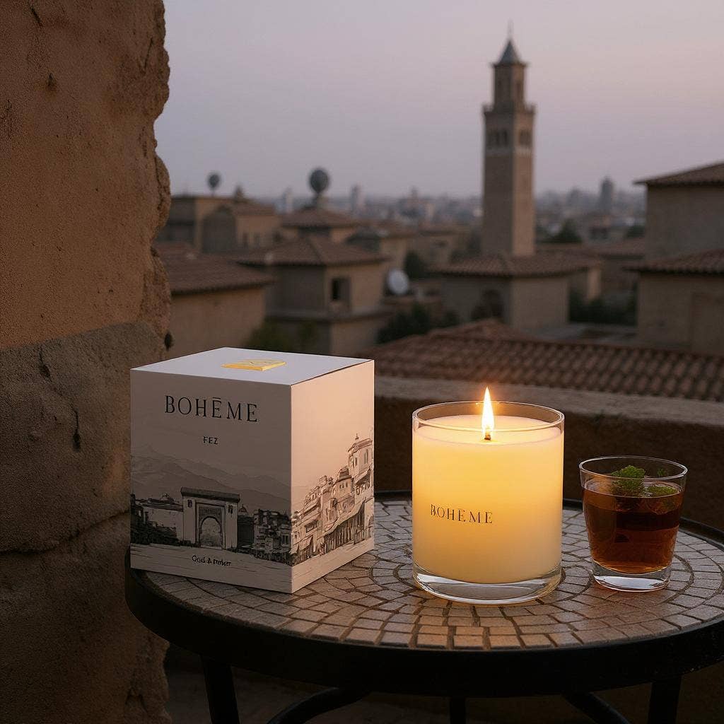 Fez Candle Wholesale – Oud, Amber & Cardamom