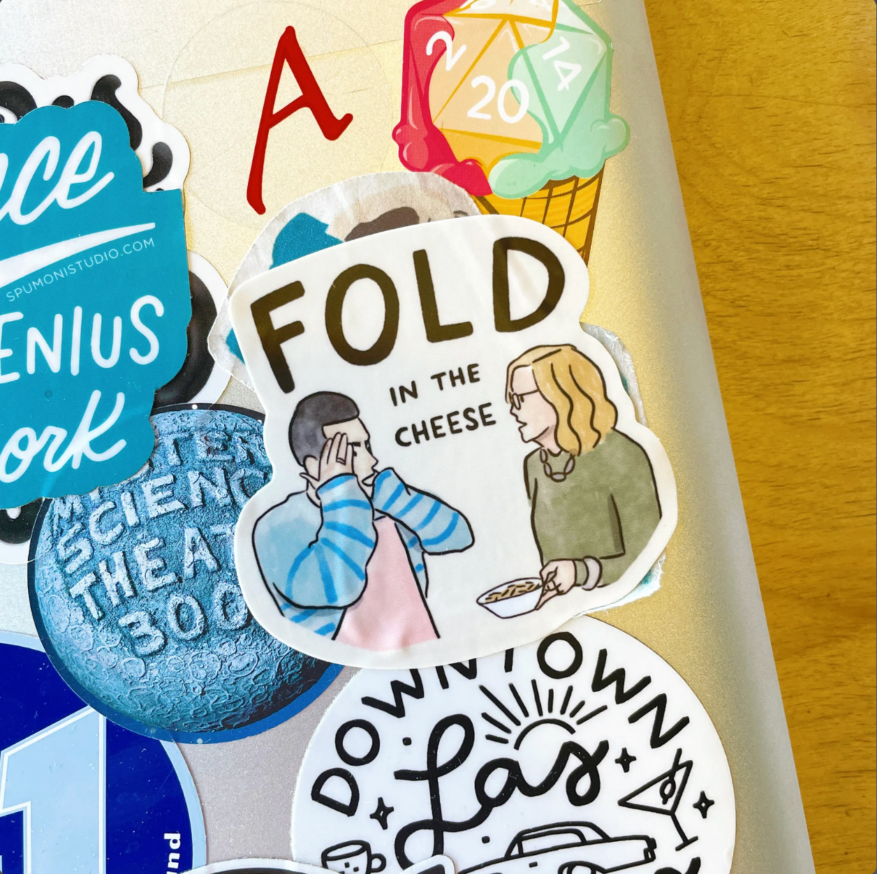 Fold In The Cheese Vinyl Sticker