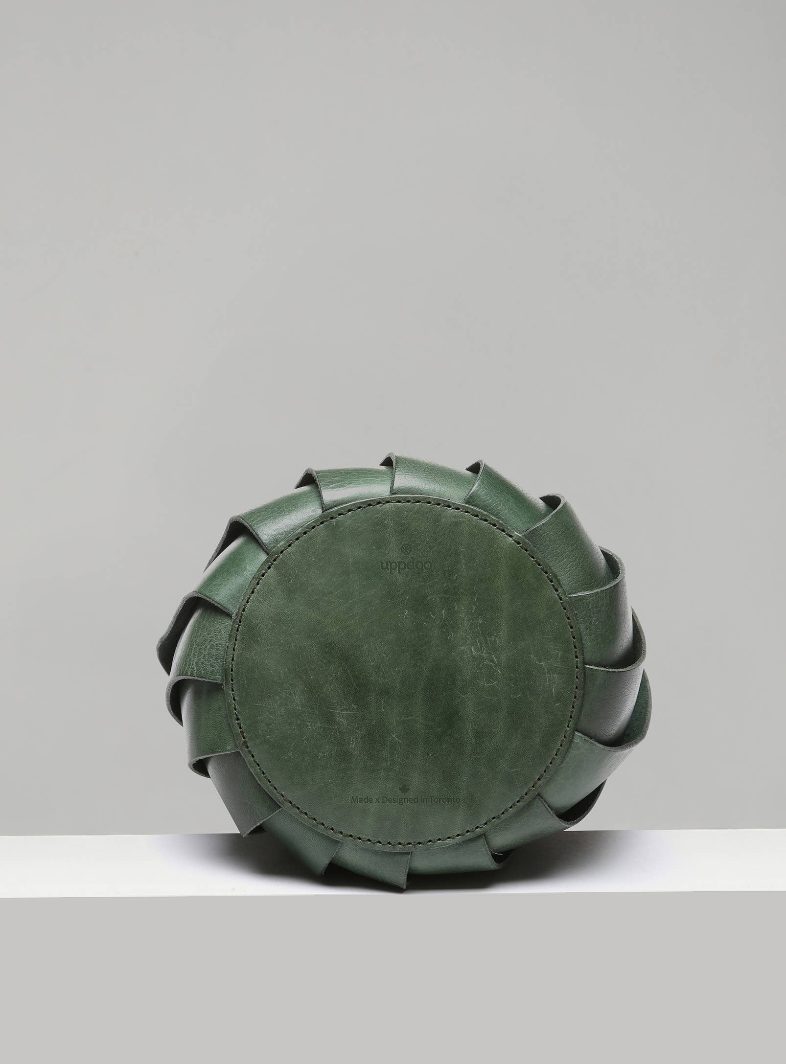 Bloom Bucket Tote - Hunter Green