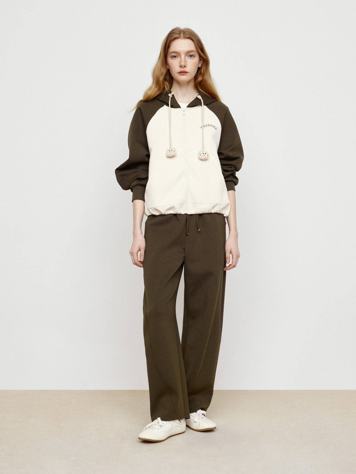 Chocolate Color Blocked Jacket