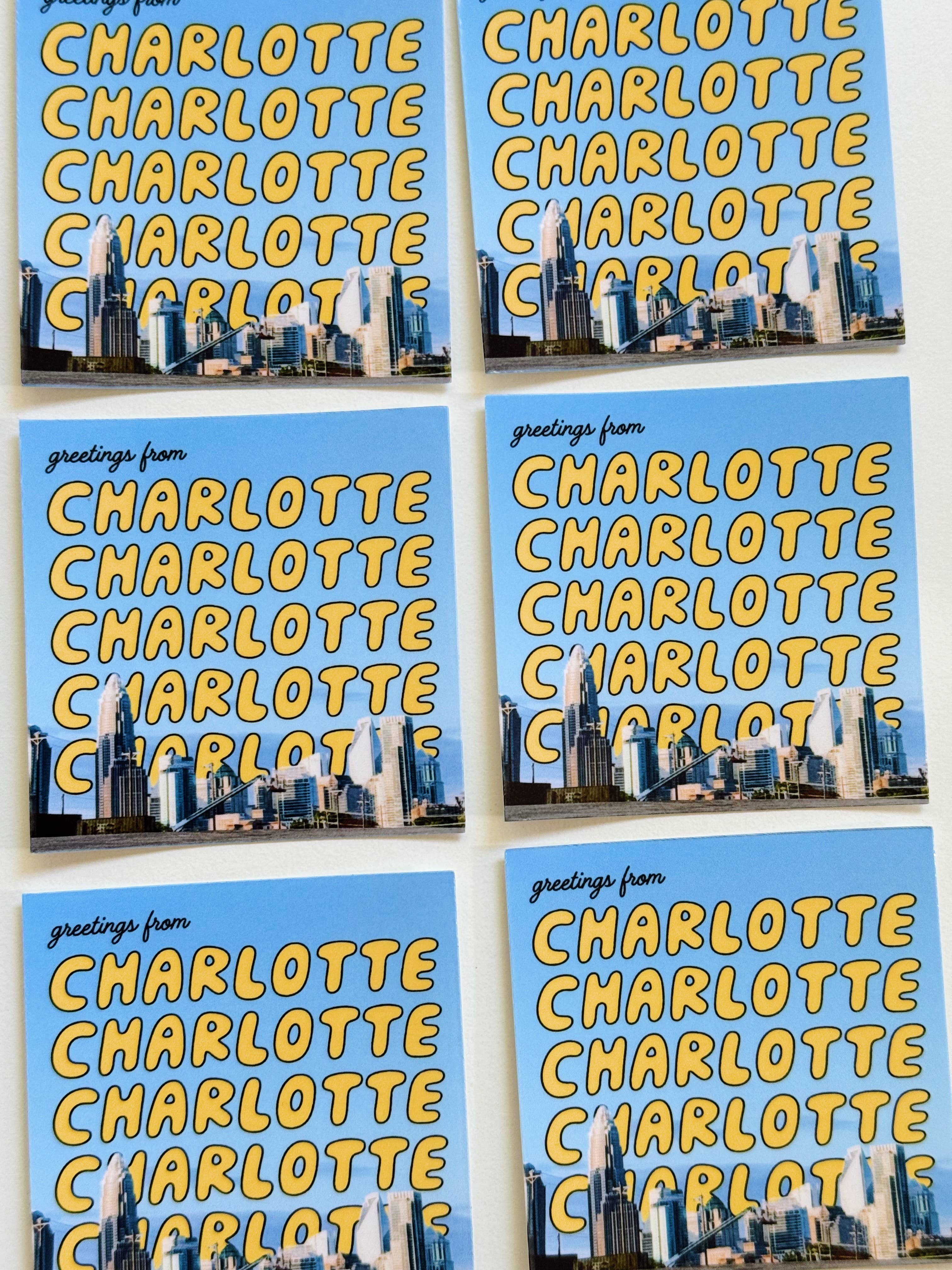 Greetings From Charlotte Sticker