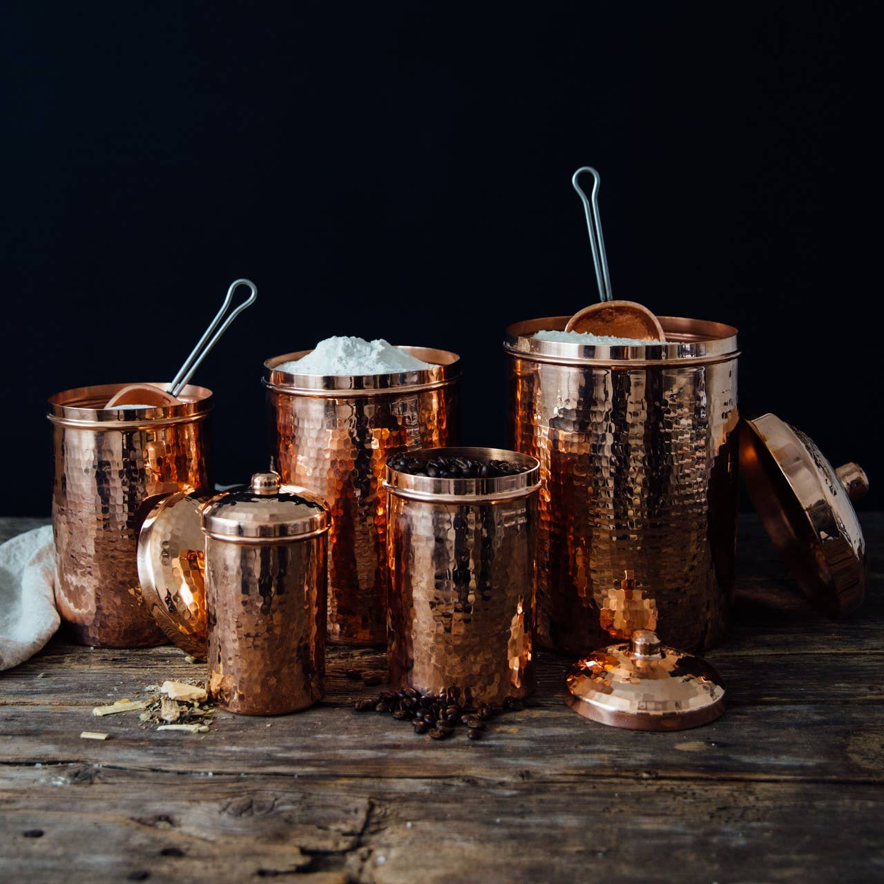 Kitchen Canisters, Set of 3