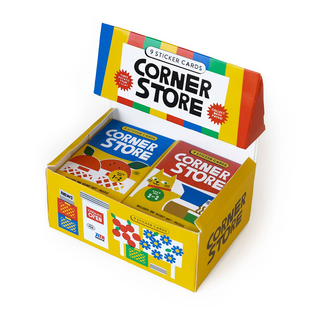 Corner Store Sticker Card Packs Retail Box (24 Packs)