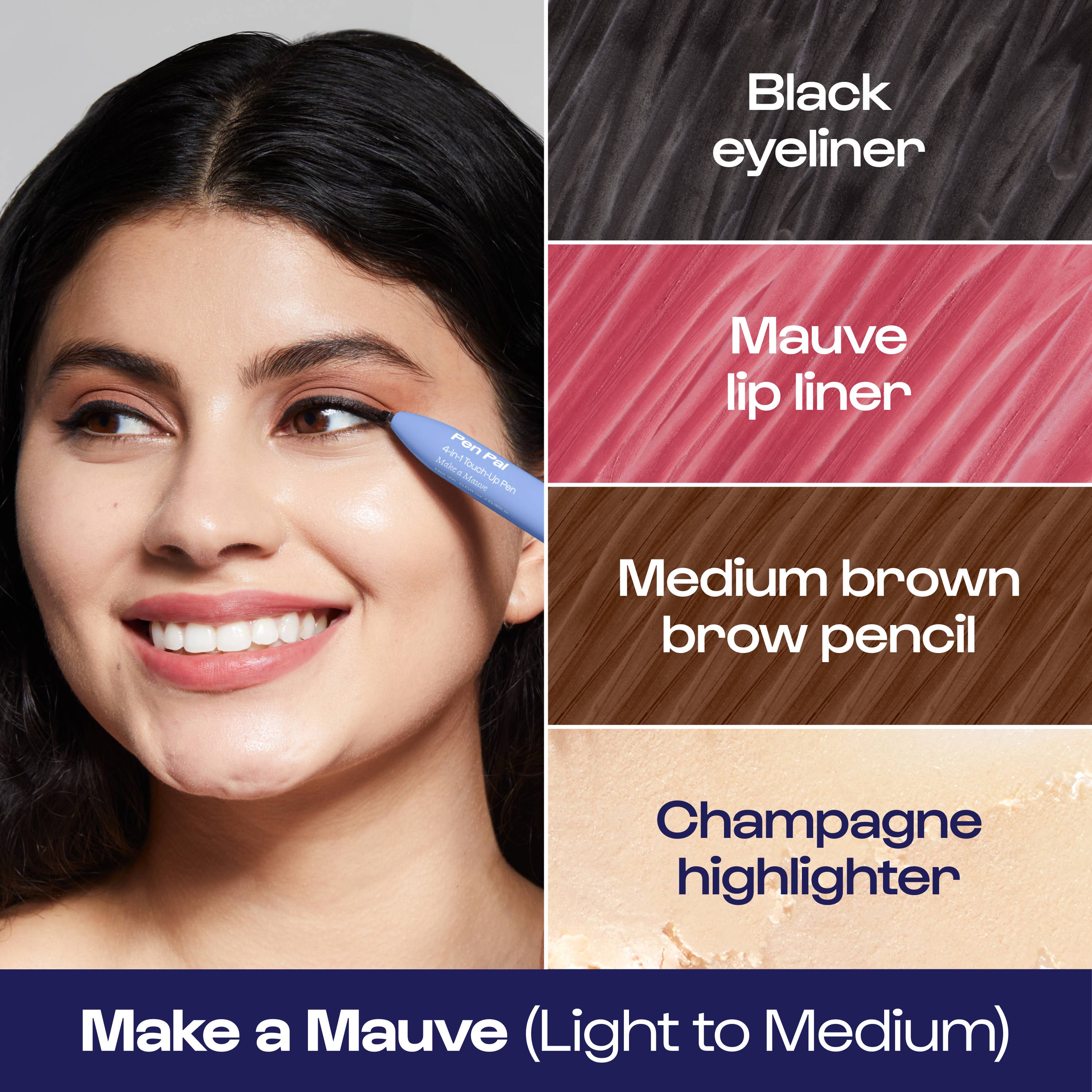 Make a Mauve Pen Pal 4-in-1 Makeup Touch Up Pen / Gifts