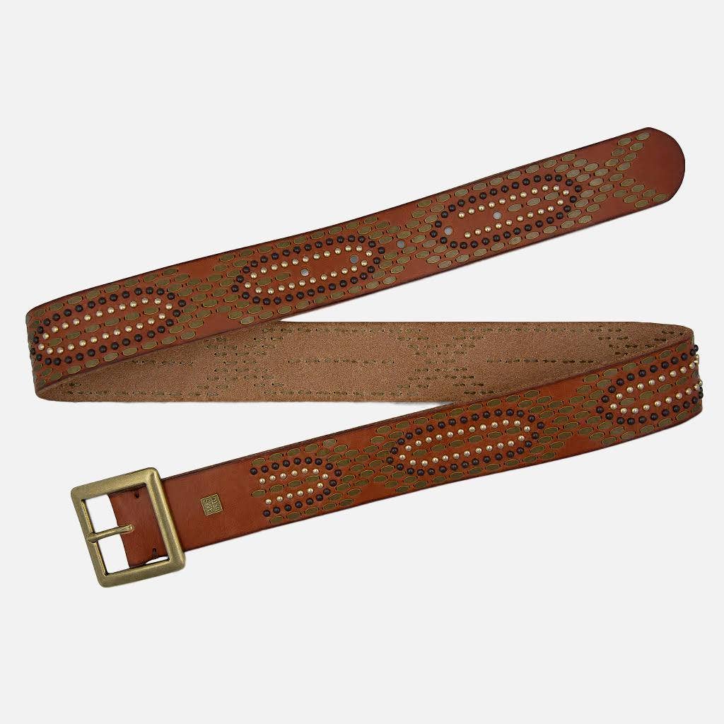 Daya | Studded Leather Belt Women - Embellished Belt