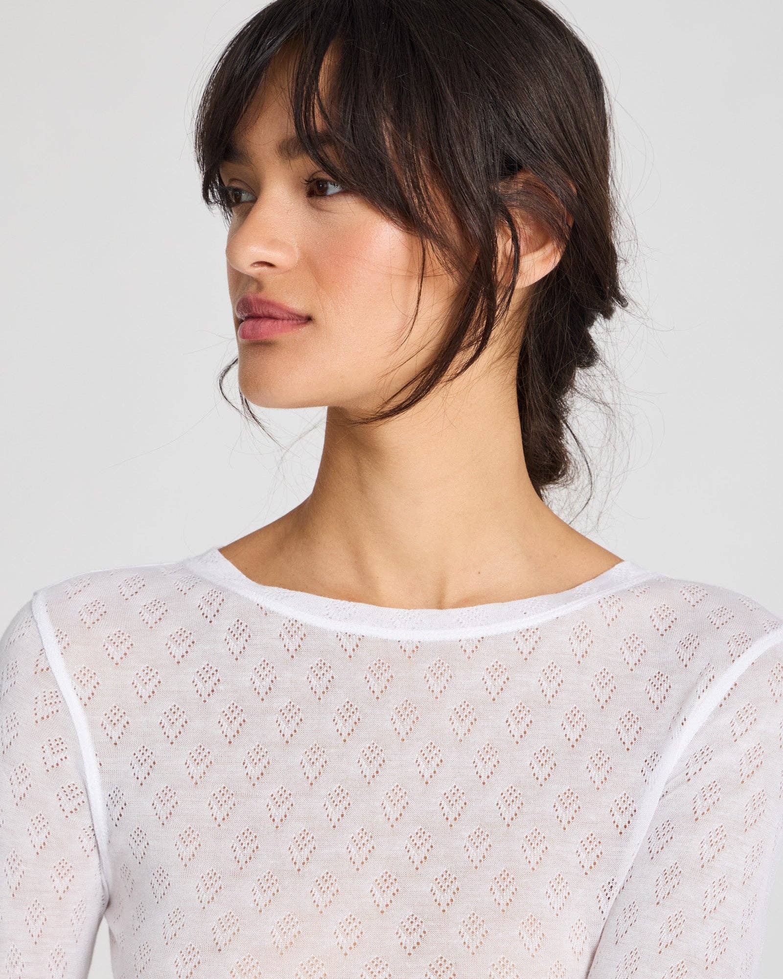 Fermi Silk Top - White