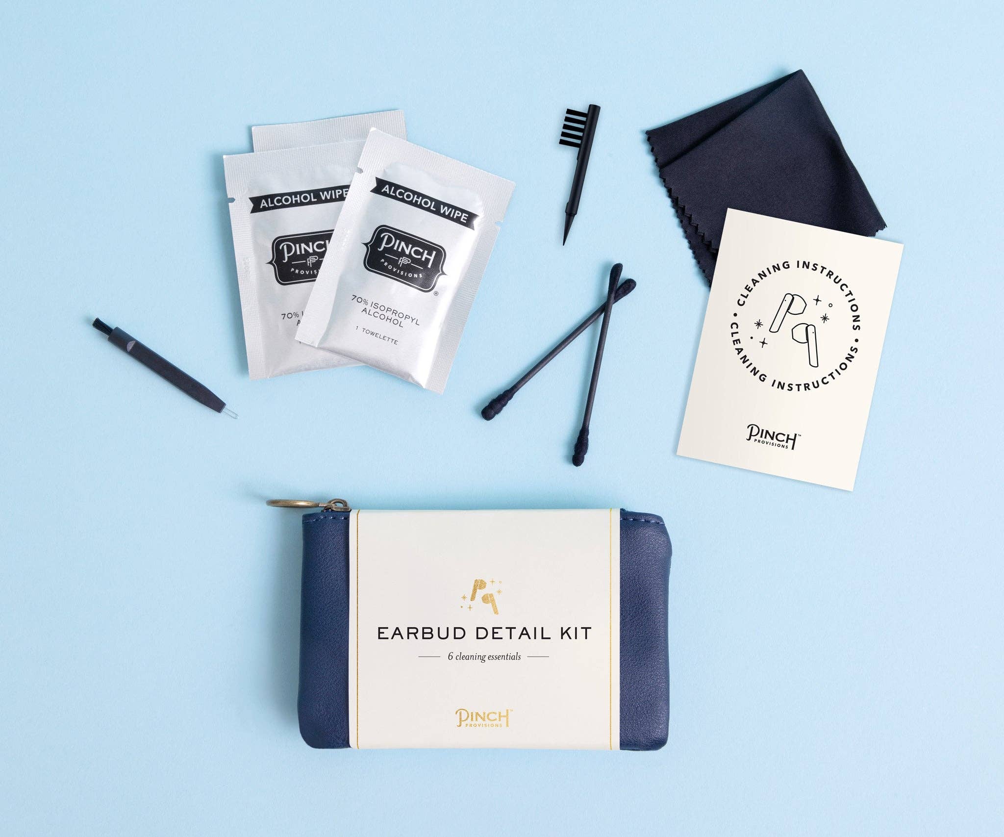 Earbud Detail Kit | Vegan Leather, Unique Tech Gifts
