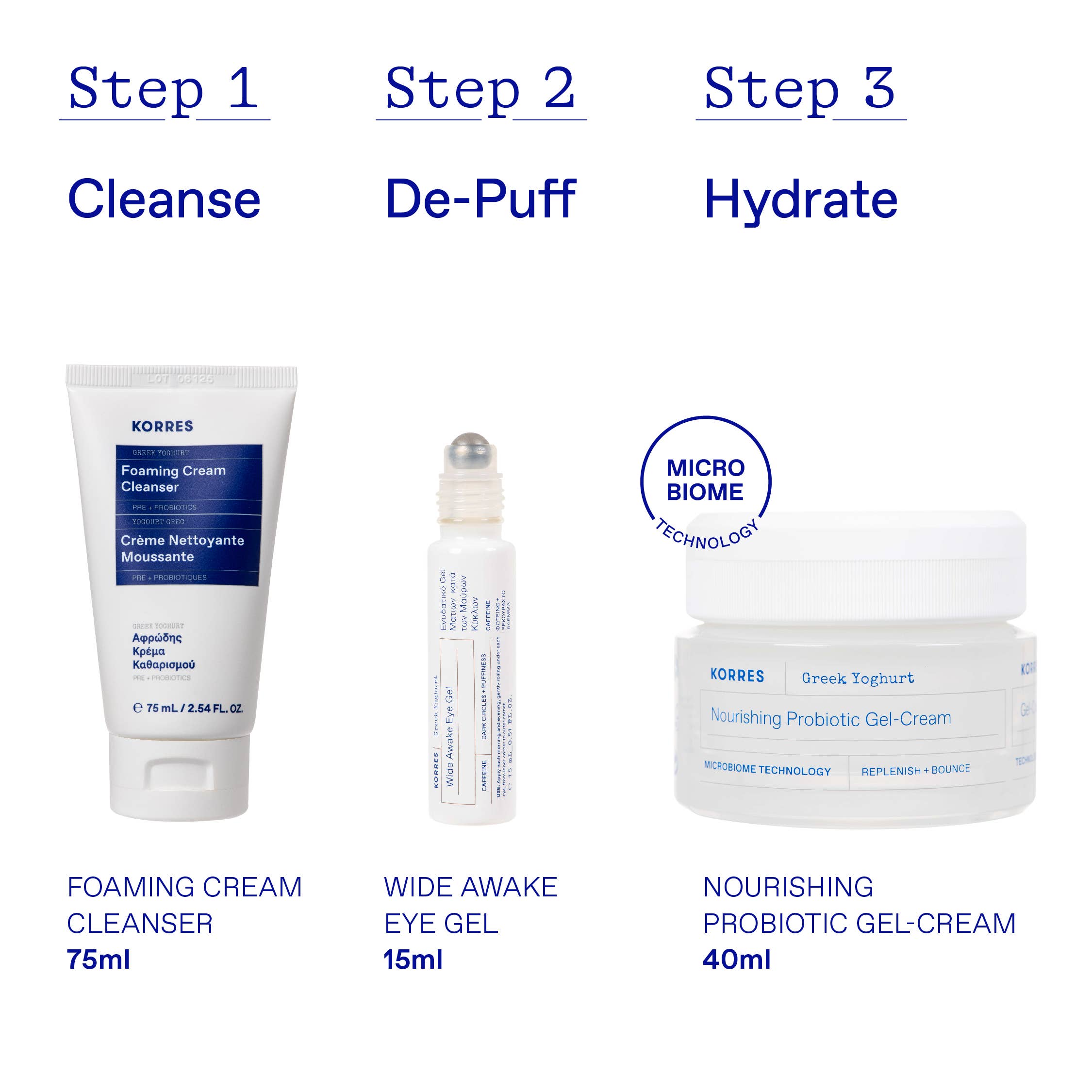 Greek Yoghurt Hydration Boost Trio ($87 Value)