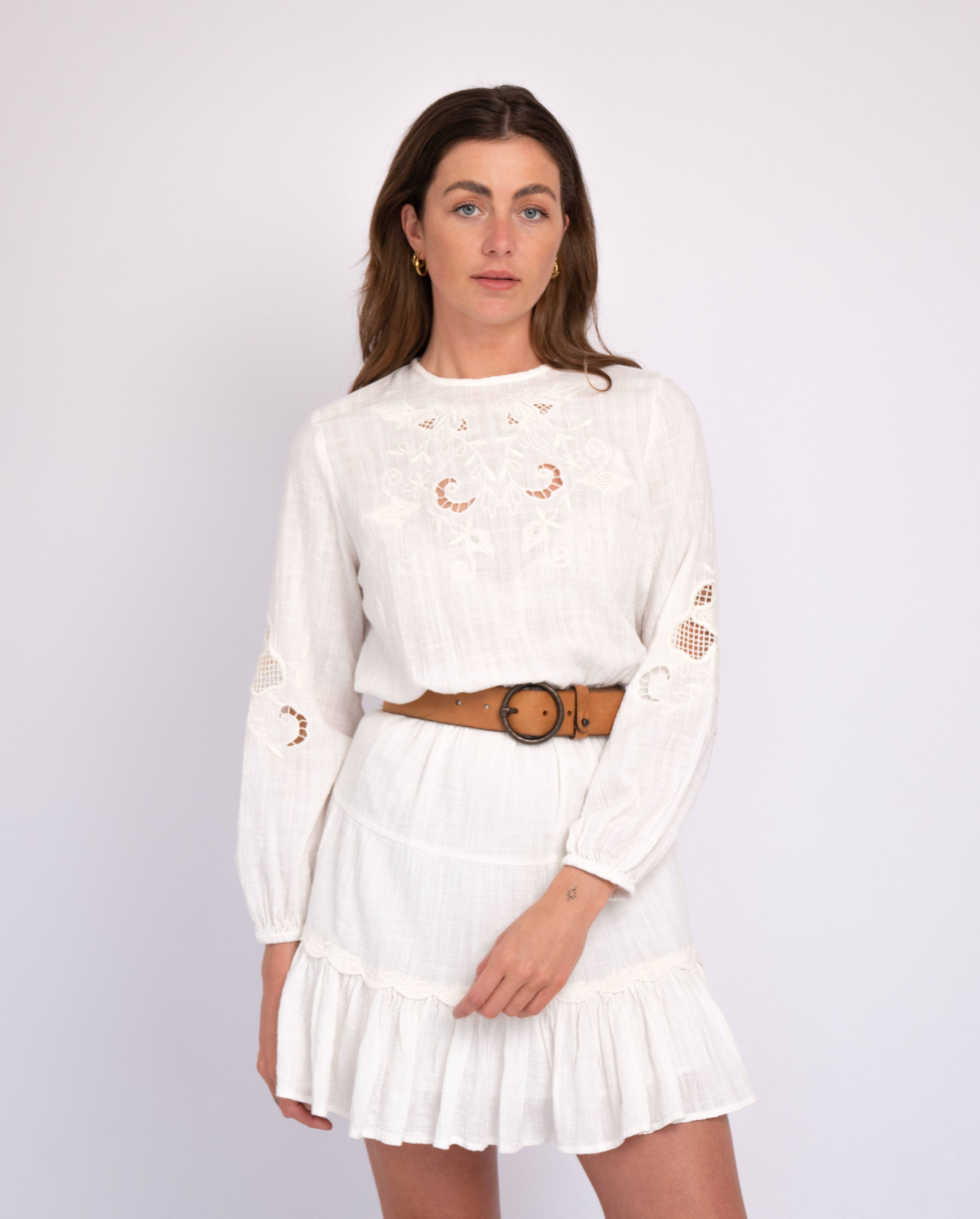 Pip | Vintage Full-Grain Leather Belt for Women