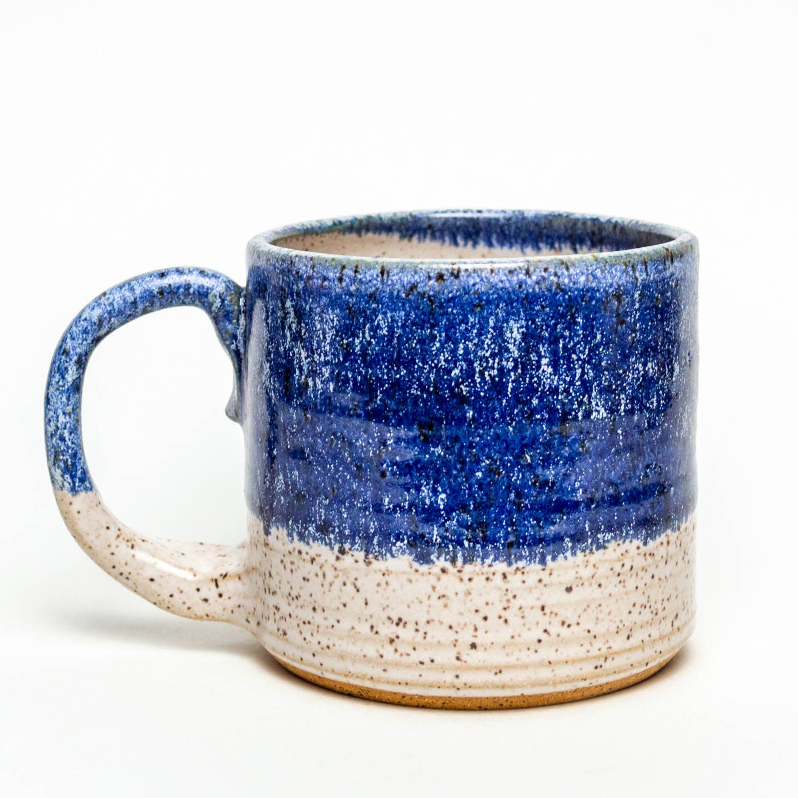 Blue Frost Hand-thrown, in Ohio, Ceramic 12-14 oz Mug
