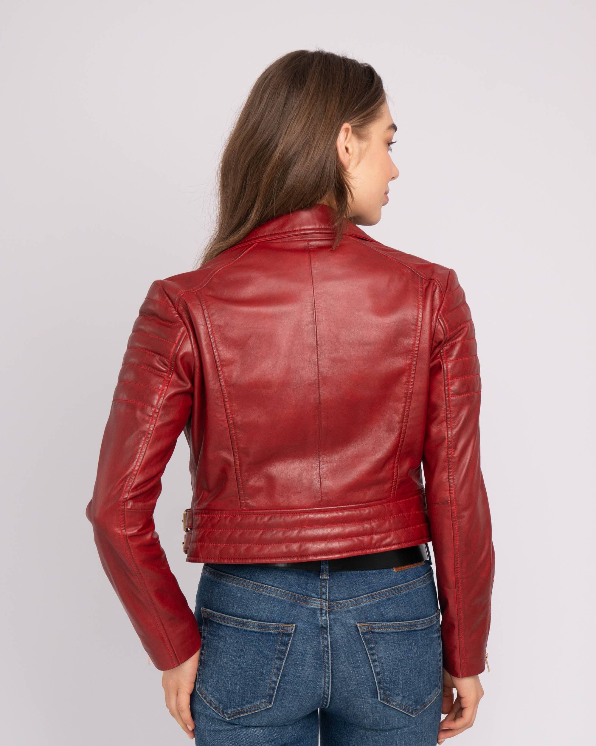 Eureka | Leather Biker Jacket