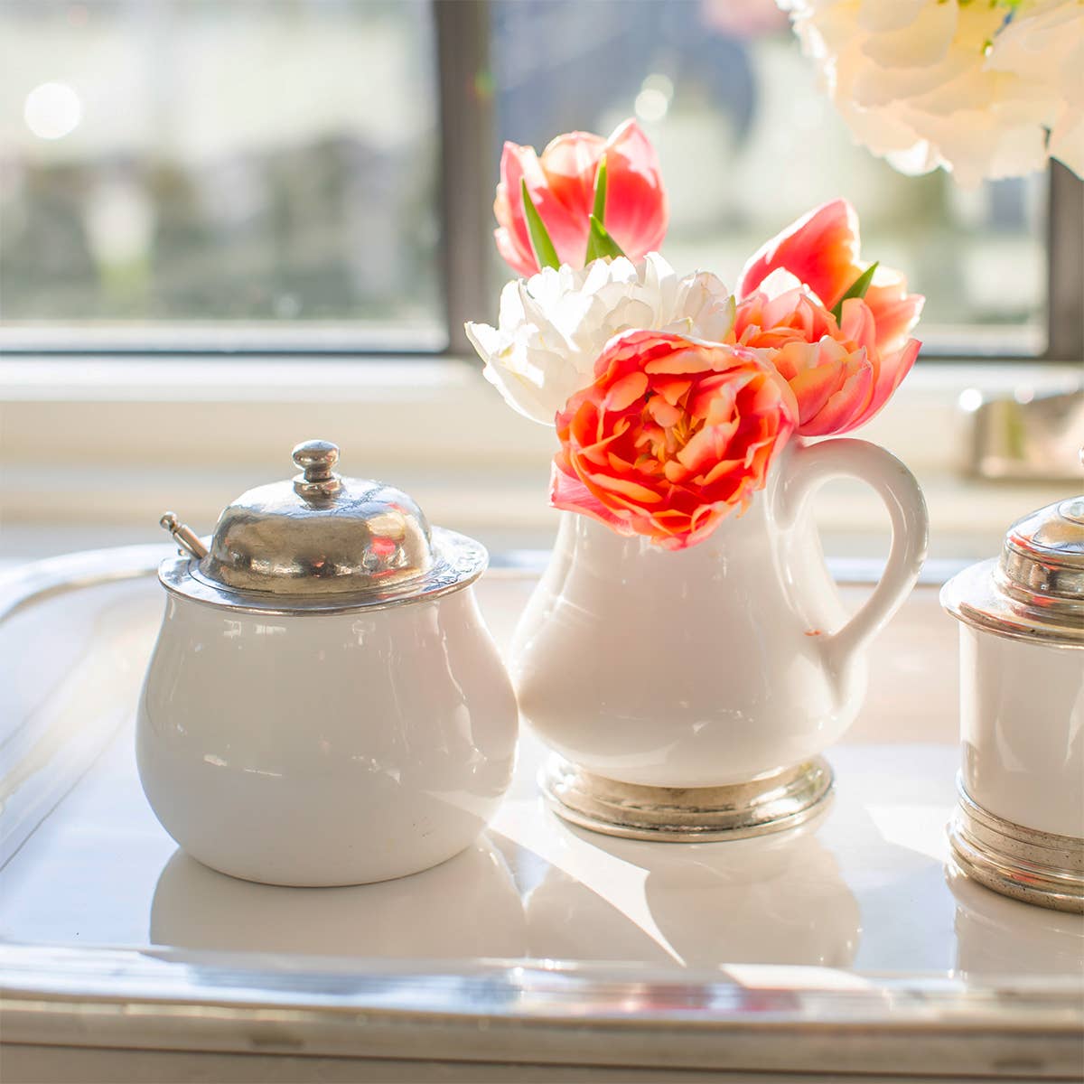 Tuscan Sugar and Creamer