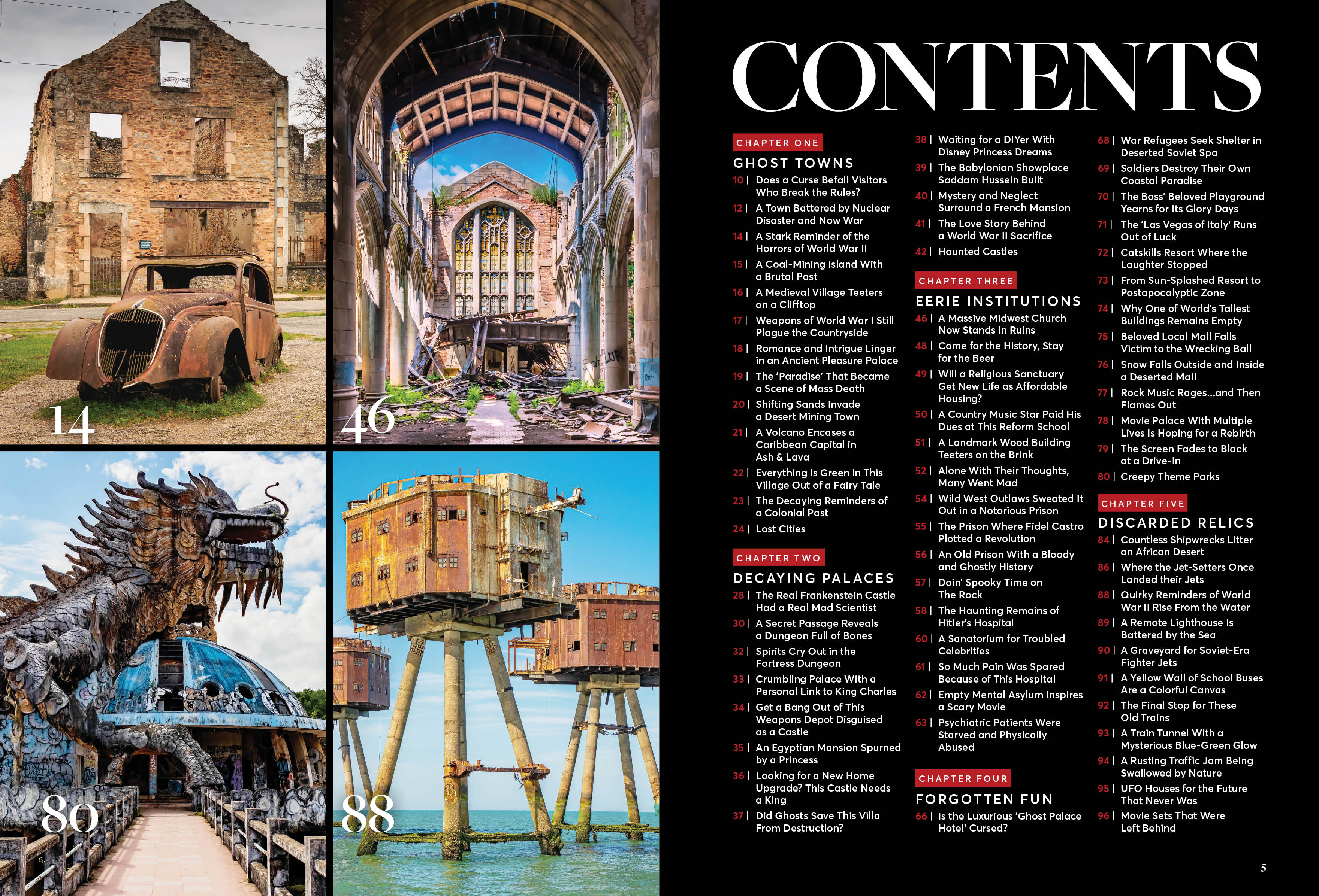 Abandoned Places - Worlds Creepiest Haunted Mysterious Frightening: Alcatraz Frankenstein's Castle Chernobyl