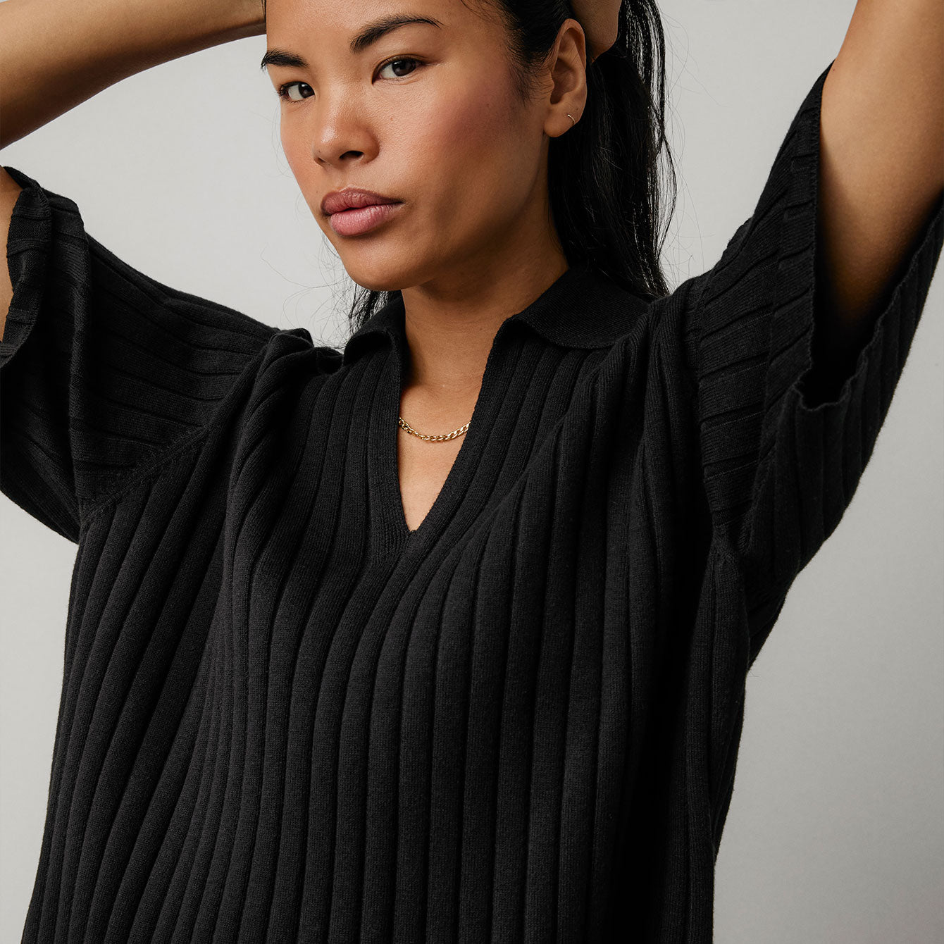 Cottonsilk™ Ribbed Tunic