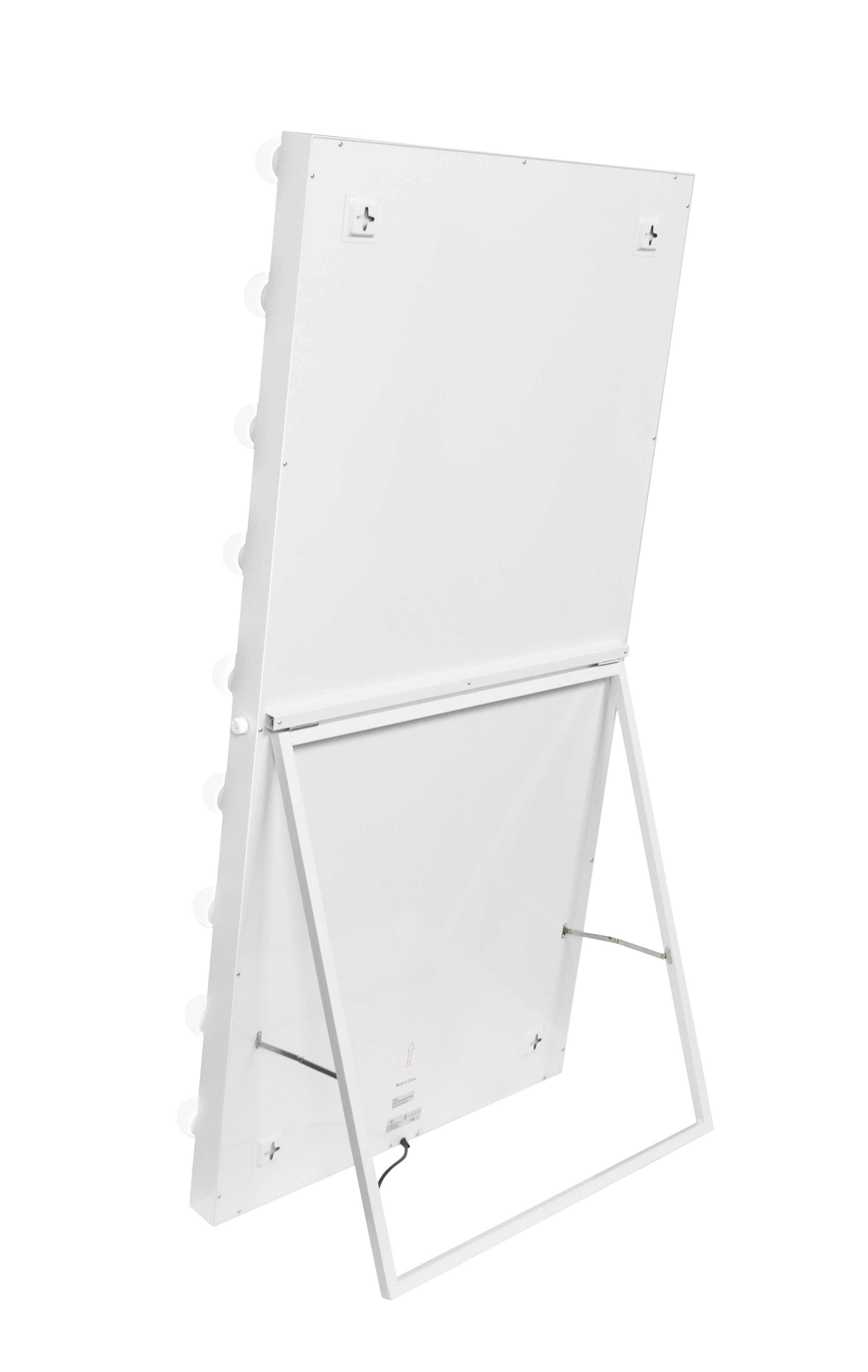 21 Bulb Standing Vanity Mirror w/Bluetooth