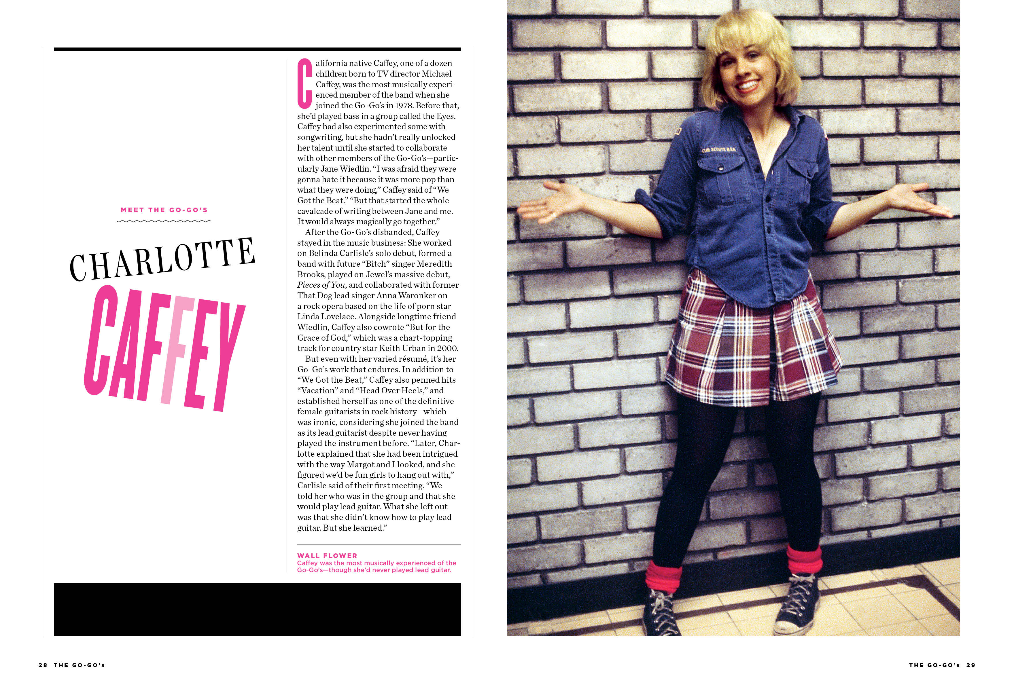 The Go-Gos - All Rocks All Women All Time: Belinda Carlisle, Jane Wiedlin, Charlotte Caffey, Gina Schock, and Kathy Valentine