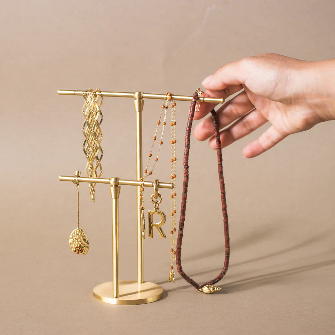 Brass Jewelry Stand