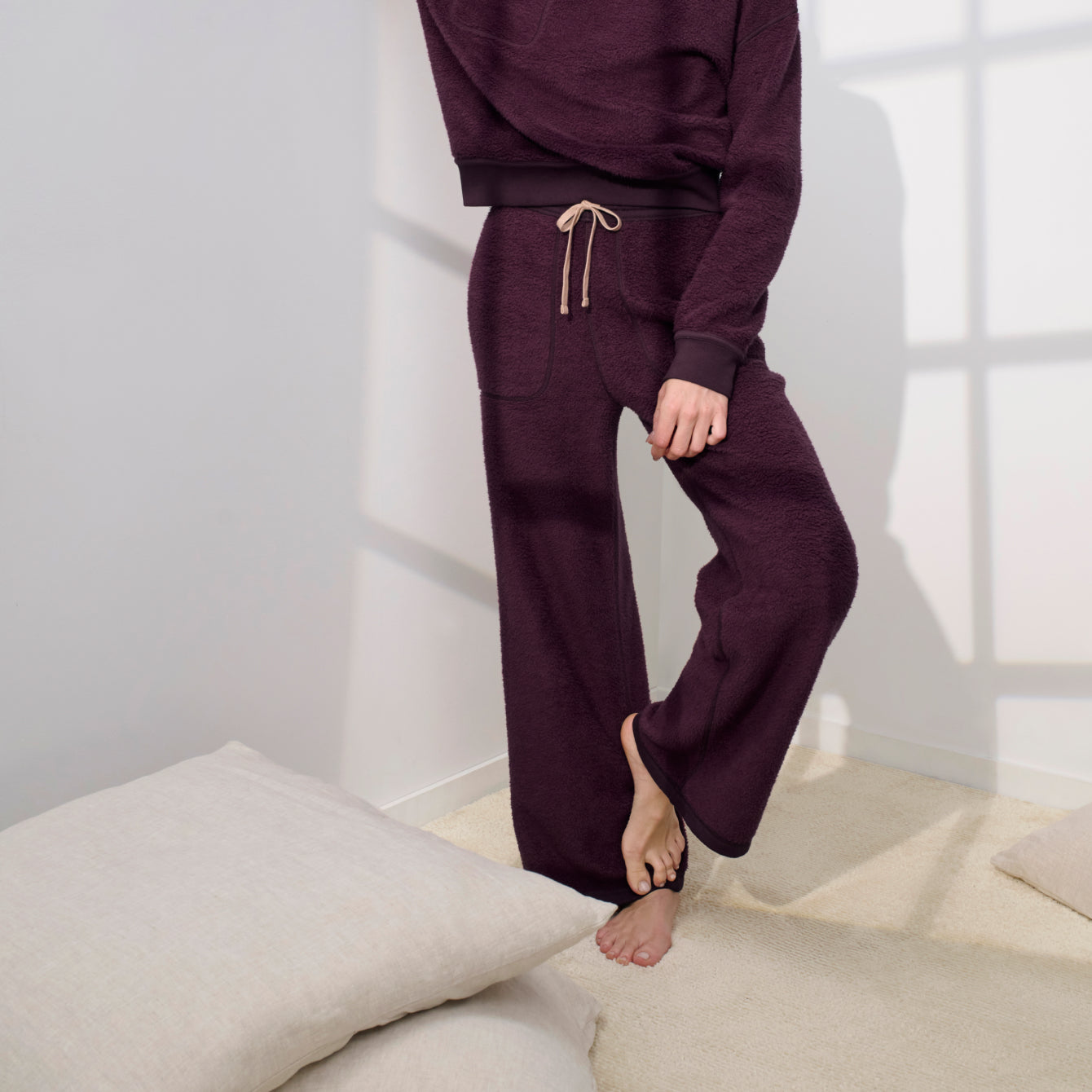 Silksweats™ Midweight Reversible Straight Leg