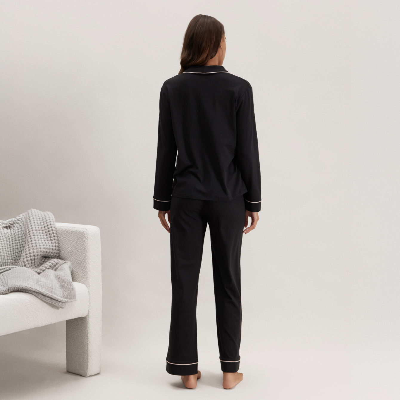 Slumberknit™ Shawl Collar Button Down Pant Set