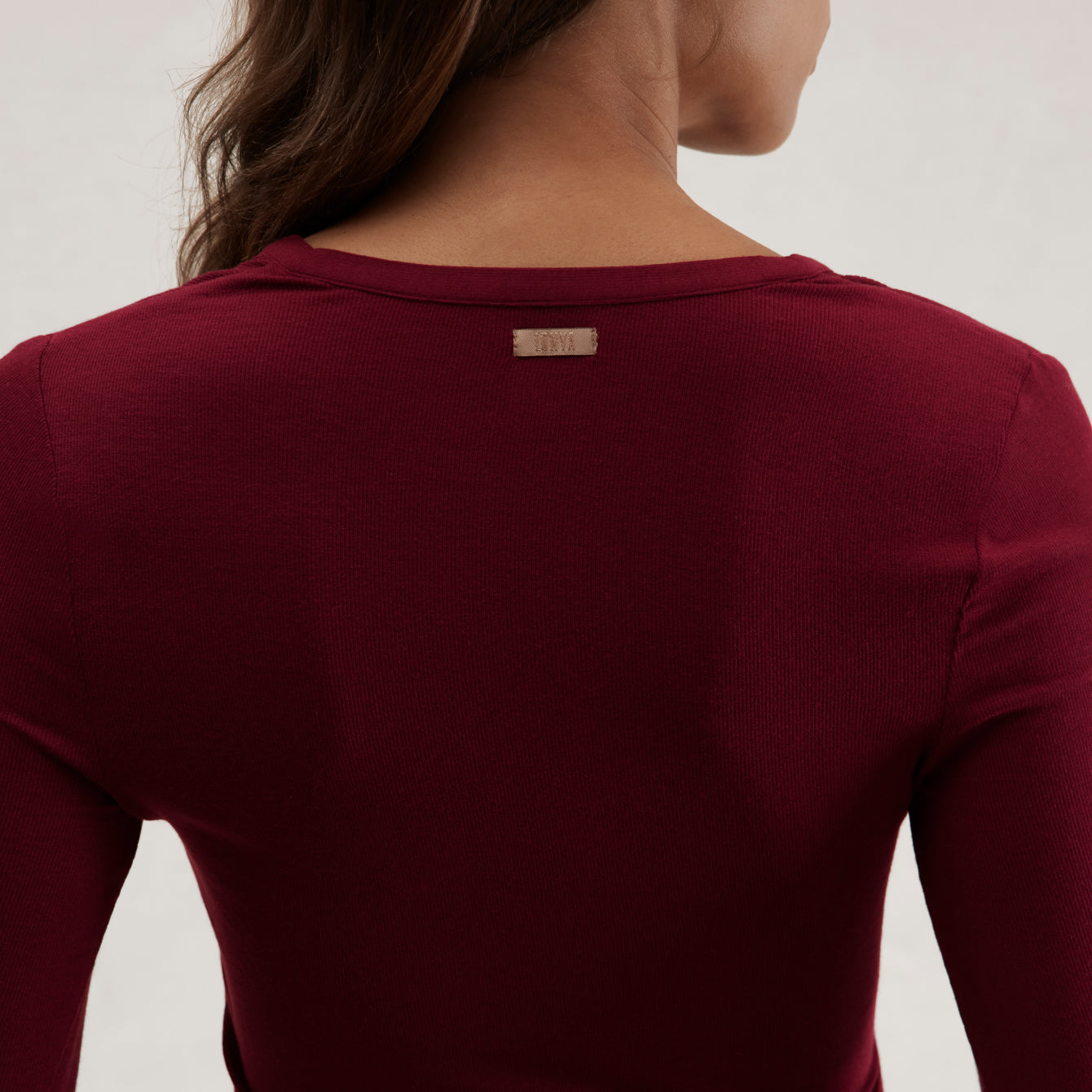 Soft Modal Rib V-Neck Henley